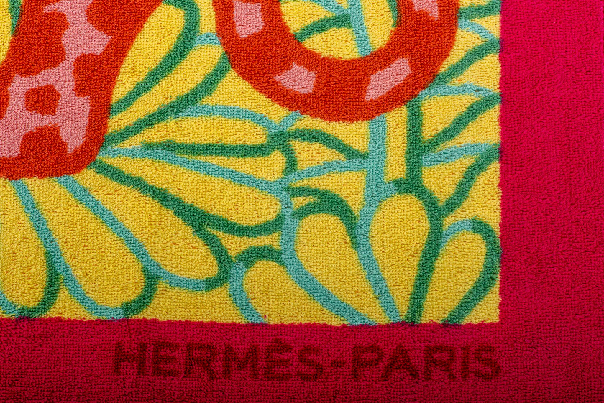 Women's Hermès Jeux dans la jungle Beach Towel For Sale