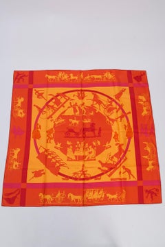 Hermès Jeux d'Ombres Silk Scarf