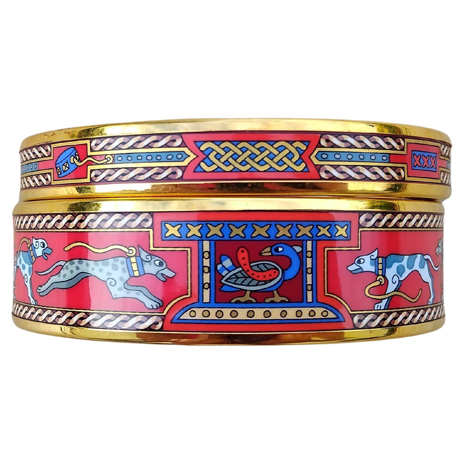 Hermès Jewell Ensemble de Bracelets Boucles d'oreilles Lévrier Or Taille 70 en vente 2