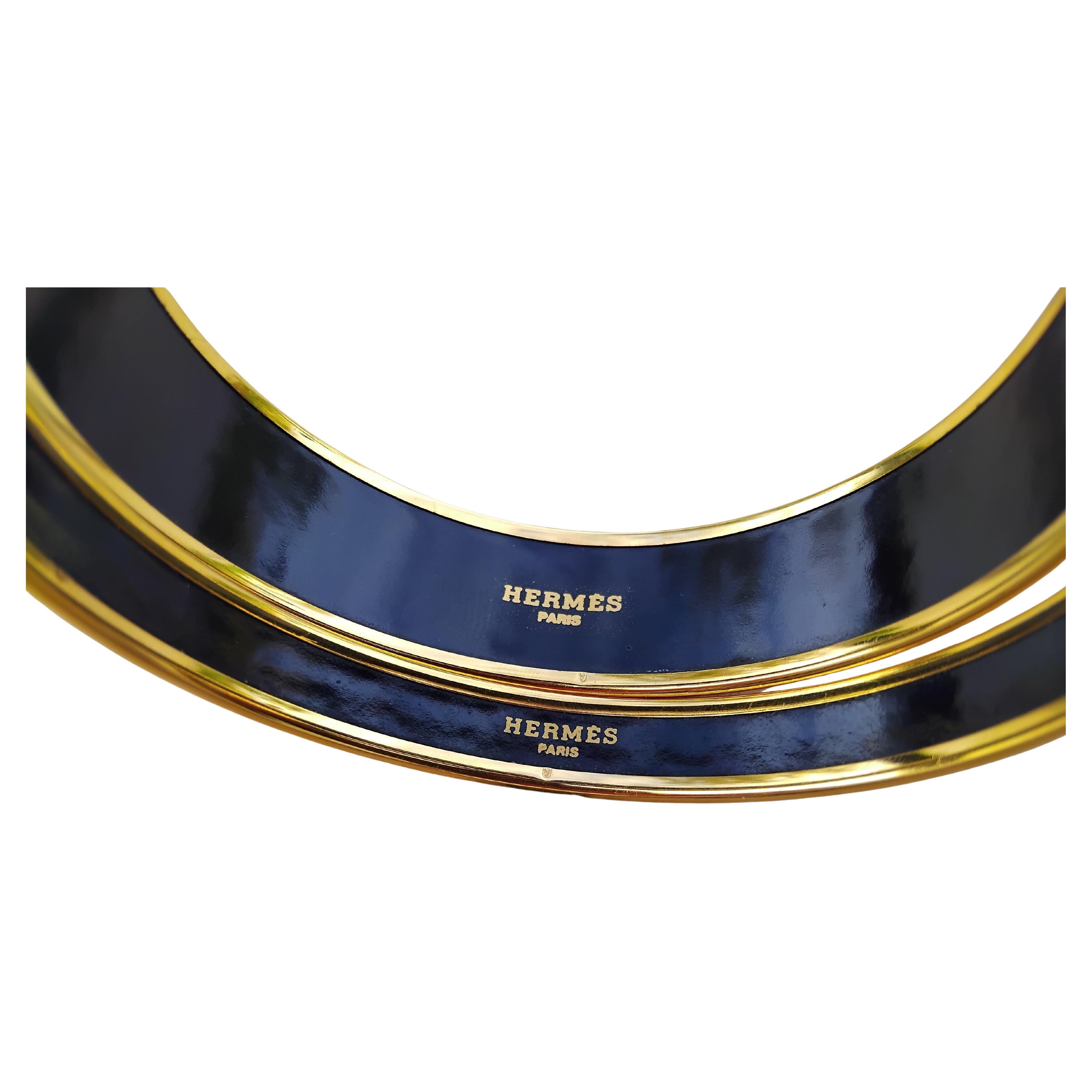 Hermès Jewell Ensemble de Bracelets Boucles d'oreilles Lévrier Or Taille 70 en vente 4