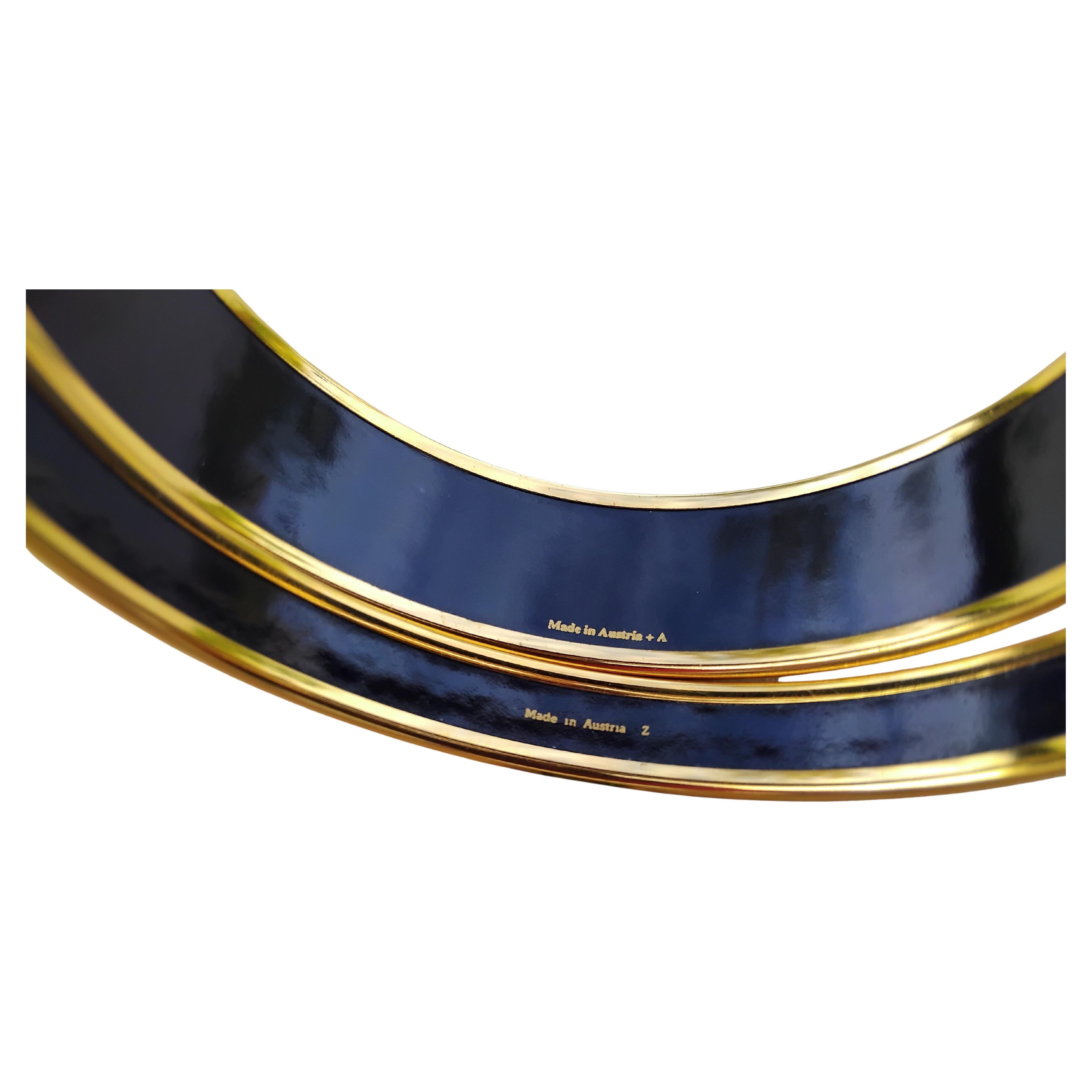 Hermès Jewell Ensemble de Bracelets Boucles d'oreilles Lévrier Or Taille 70 en vente 5