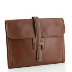 Hermes Jige Clutch Box Calf GM