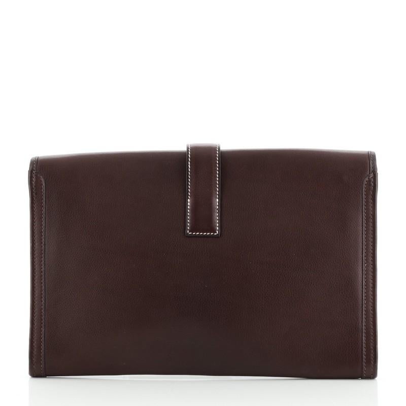 hermes brown clutch