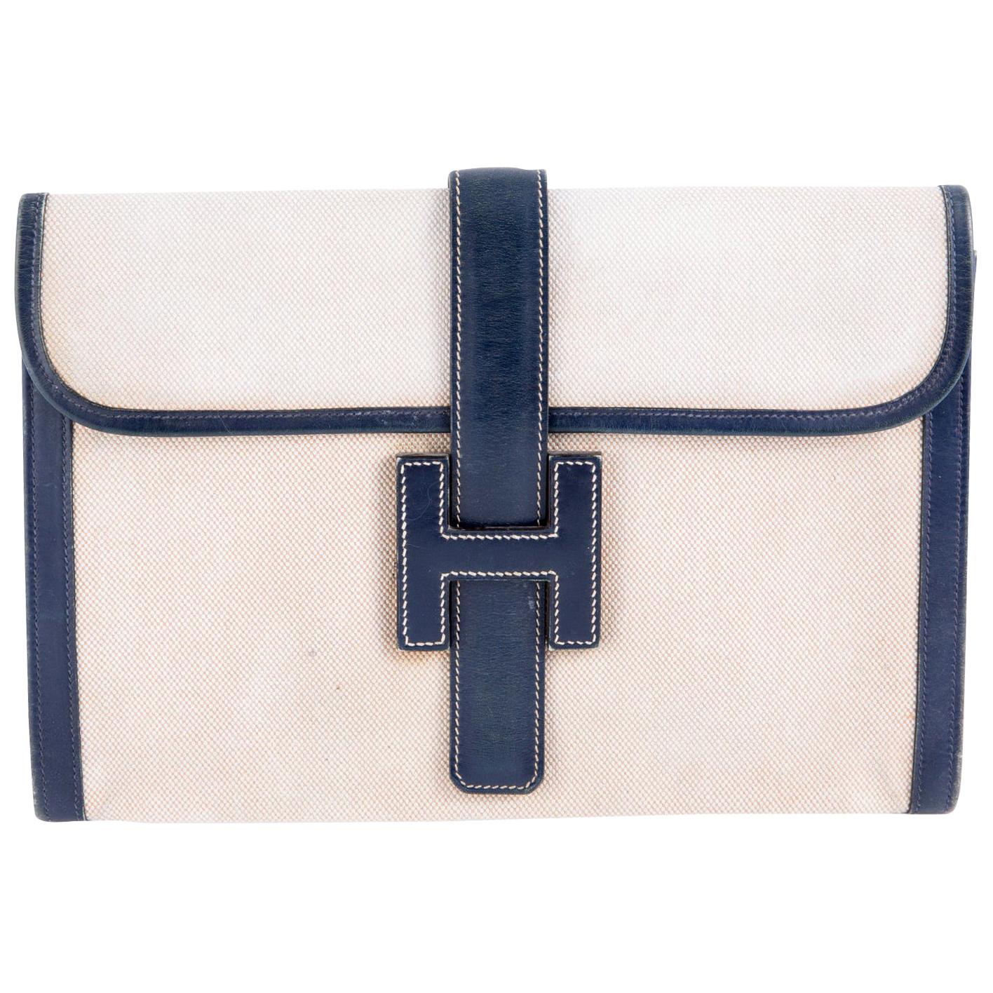 Hermes Jige Clutch - New in Box - The Consignment Cafe