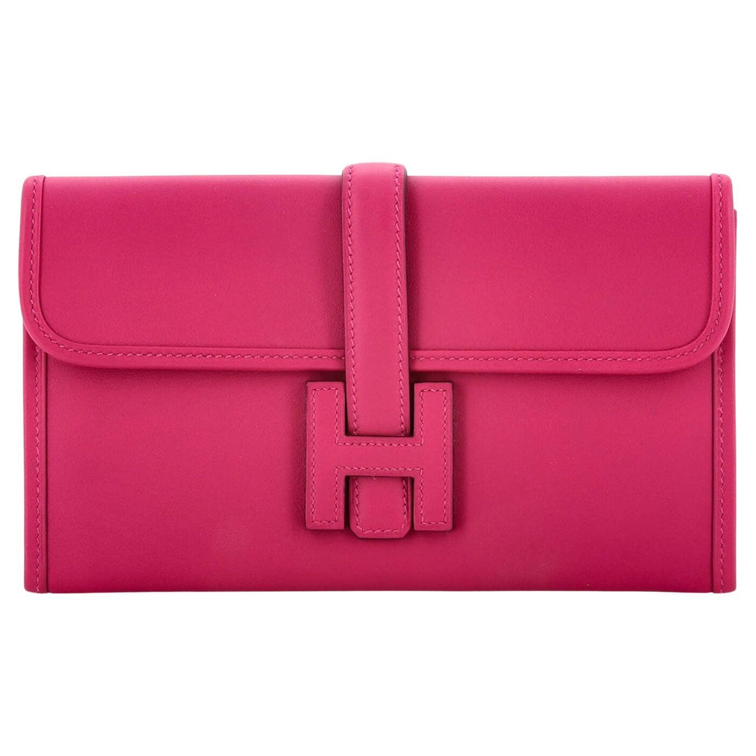 HERMES NEW Jige 29 Touch Alligator Exotic Leather Evening Envelope Clutch  Bag For Sale at 1stDibs