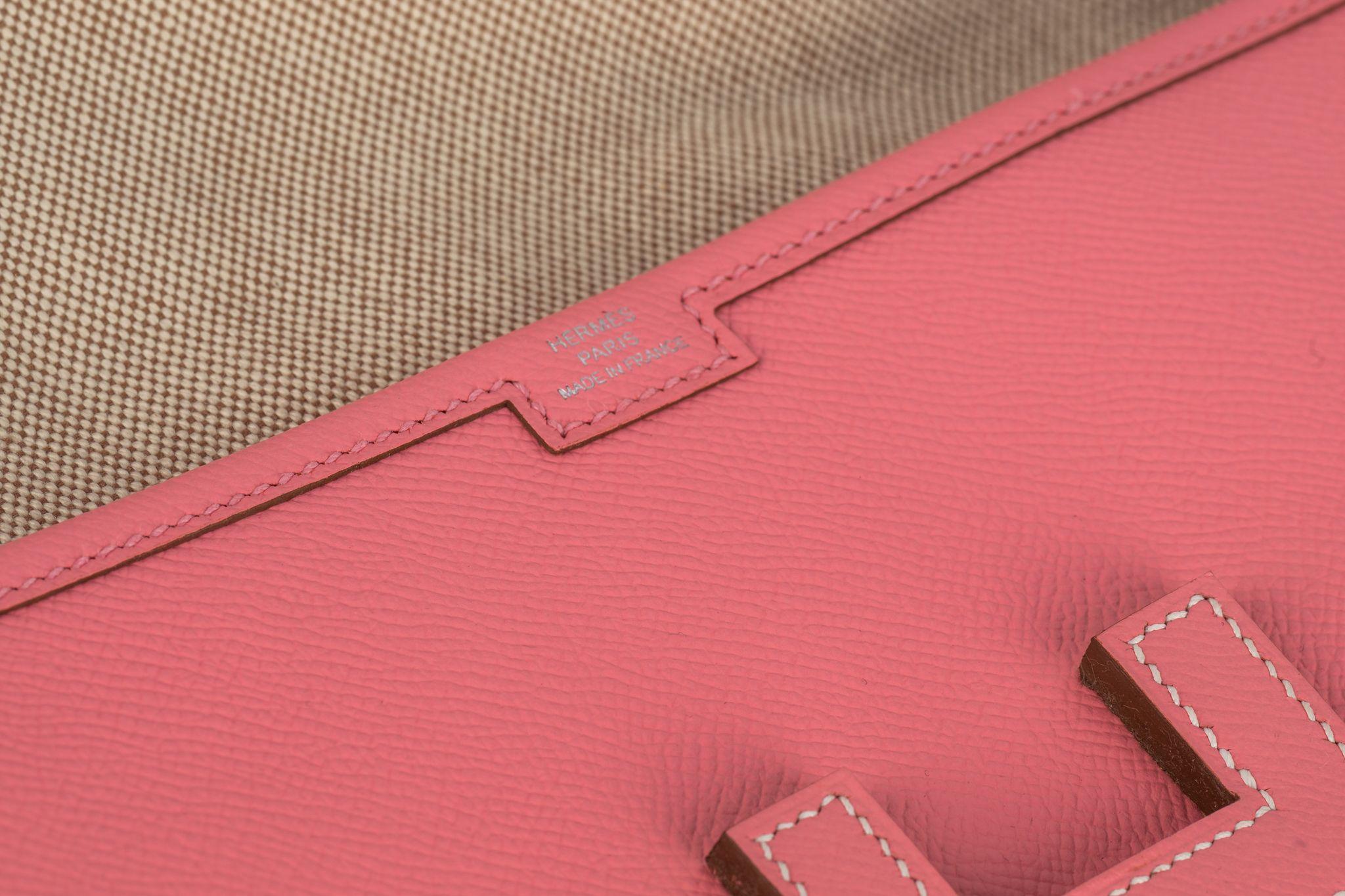 Hermès Jige Elan 29 Clutch Rose Confetti For Sale 1