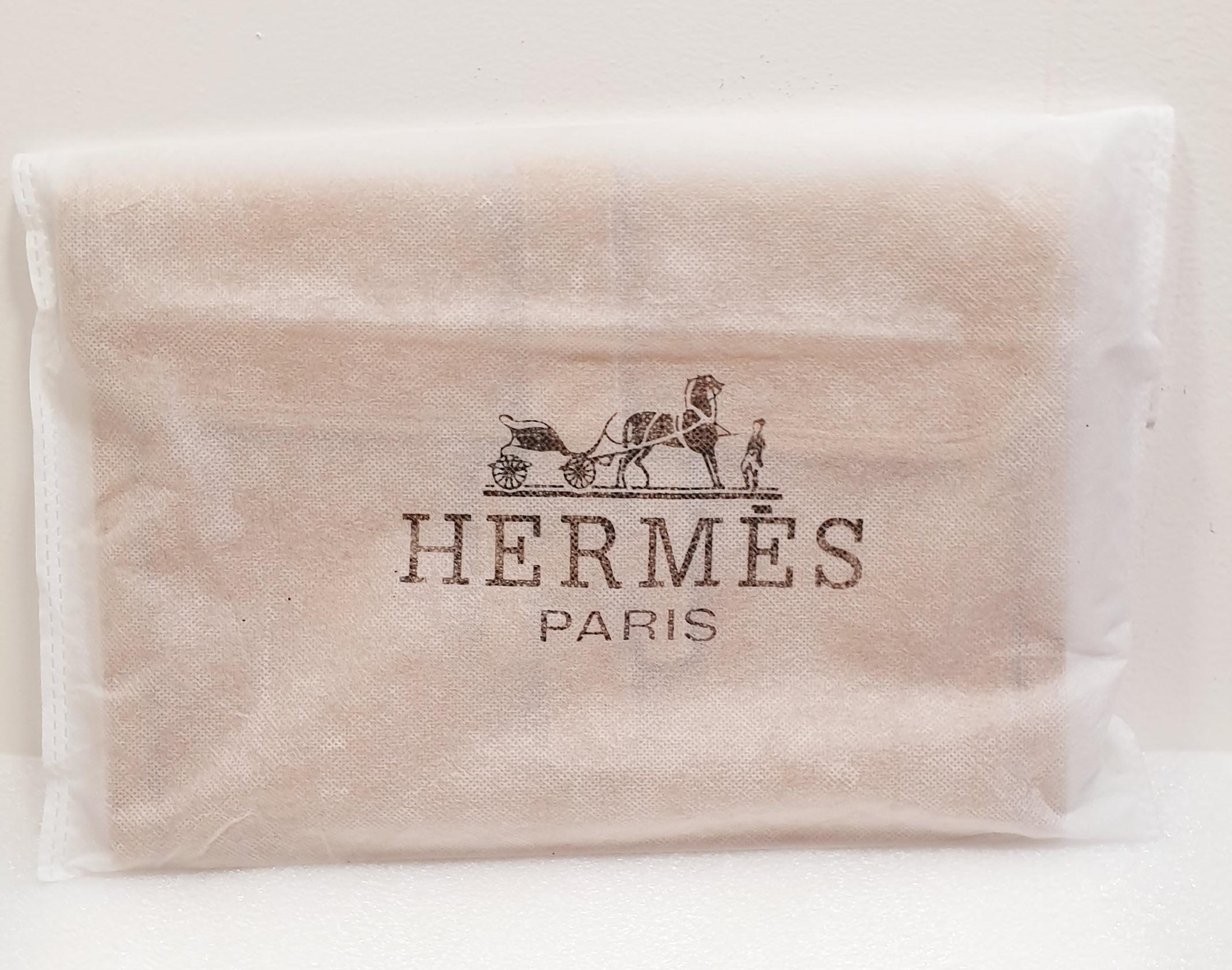 Pochette Hermès Jige Élan 29 cm en cuir d'Epsom marron doré en vente 1
