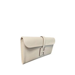 Hermès Jige Elan 29 Craie Lime Swift Verso Clutch