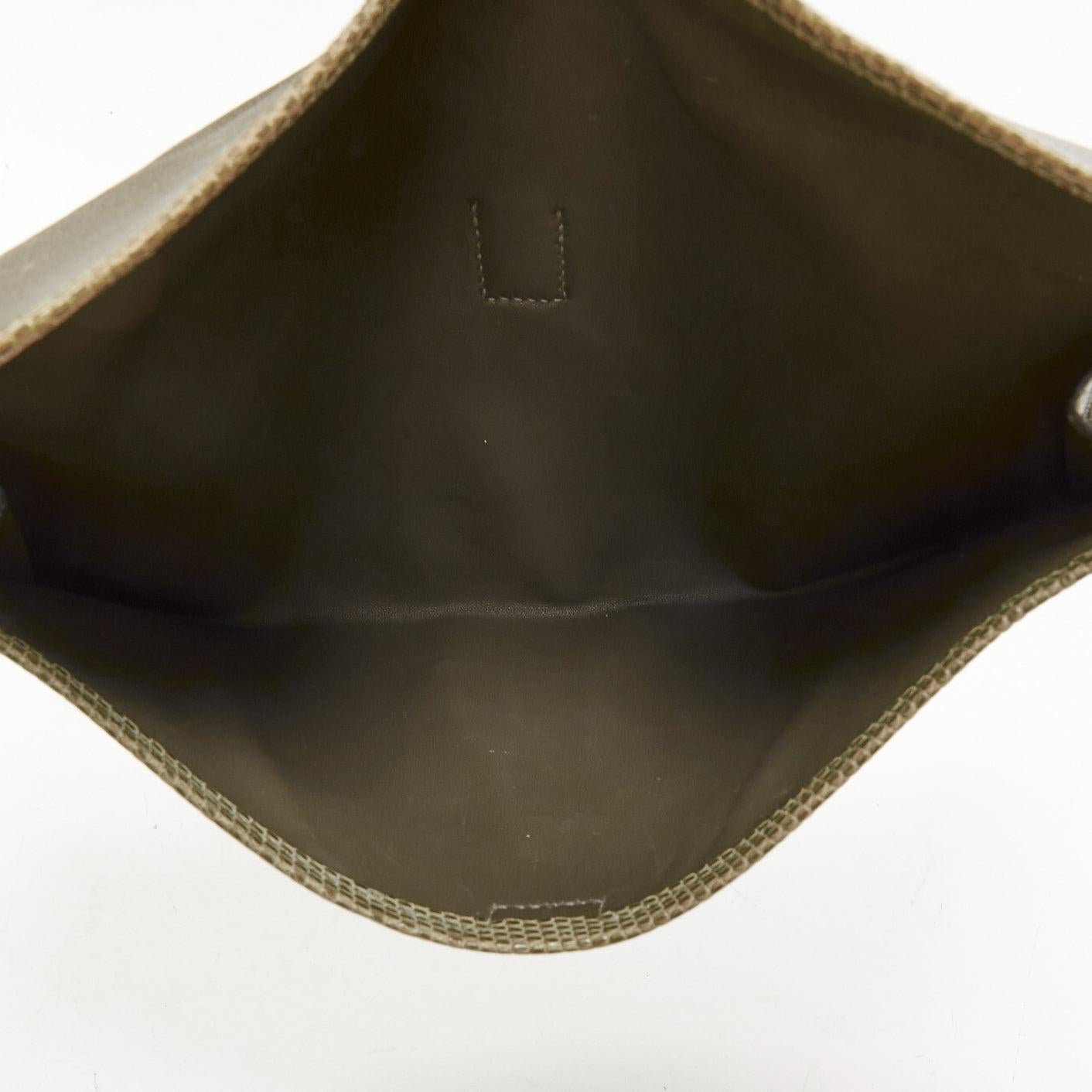 HERMES Jige Elan 29 Etan Ombre Swift scaled leather H flap flat clutch bag 4