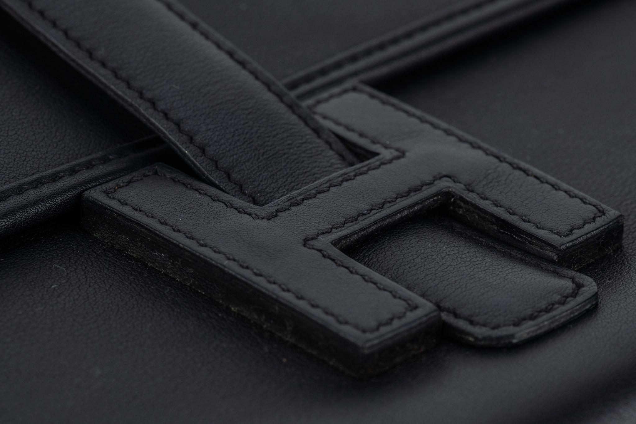 Women's Hermès Jige Elan Black Swift For Sale