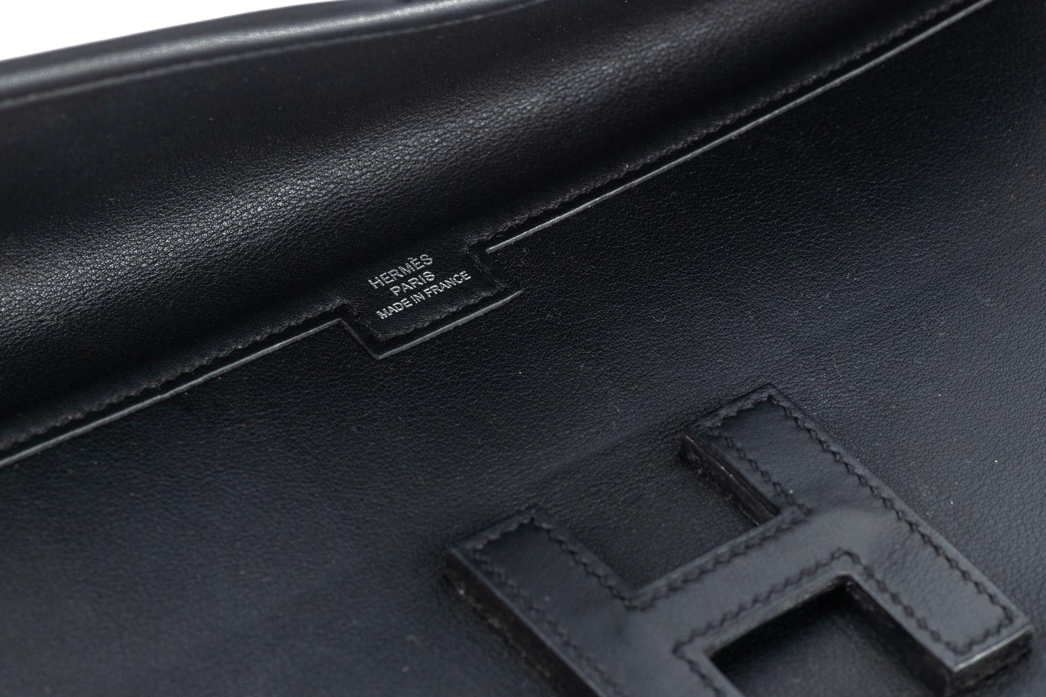 Hermès Jige Elan Black Swift For Sale 1