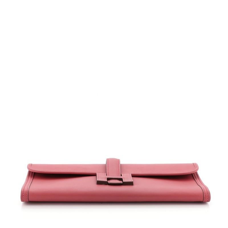 Hermes Jige Elan Clutch Swift 29 In Good Condition In NY, NY