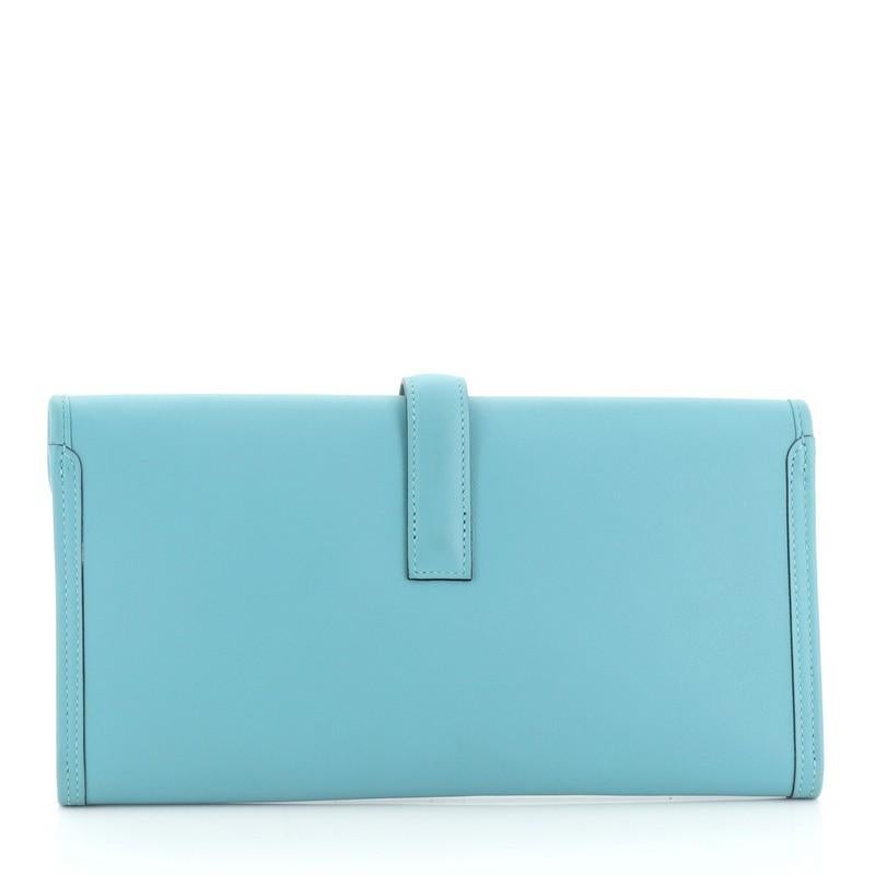 Hermes Jige Elan Clutch Swift 29 In Good Condition In NY, NY