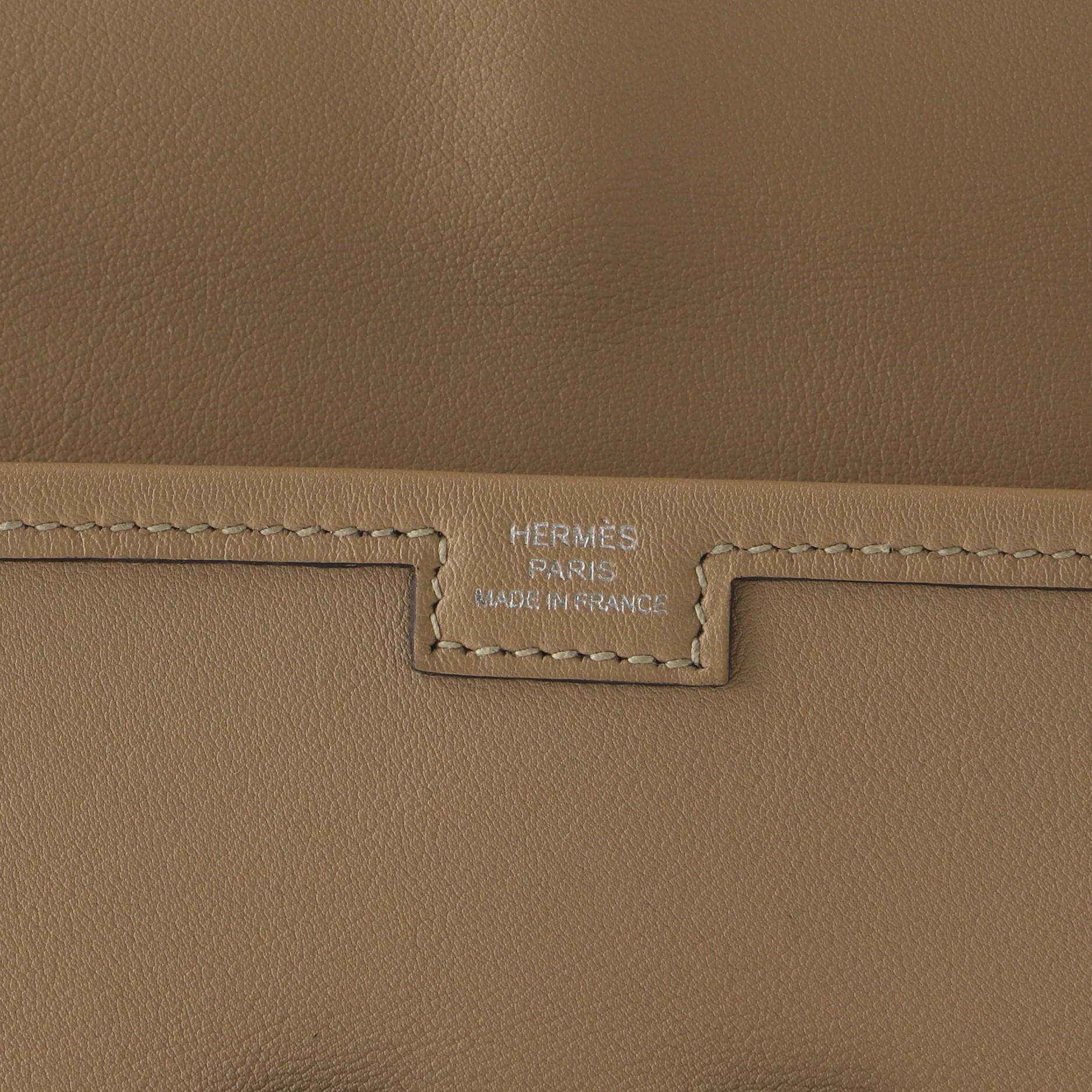 Hermes Jige Elan Clutch Swift 29 In Good Condition In NY, NY