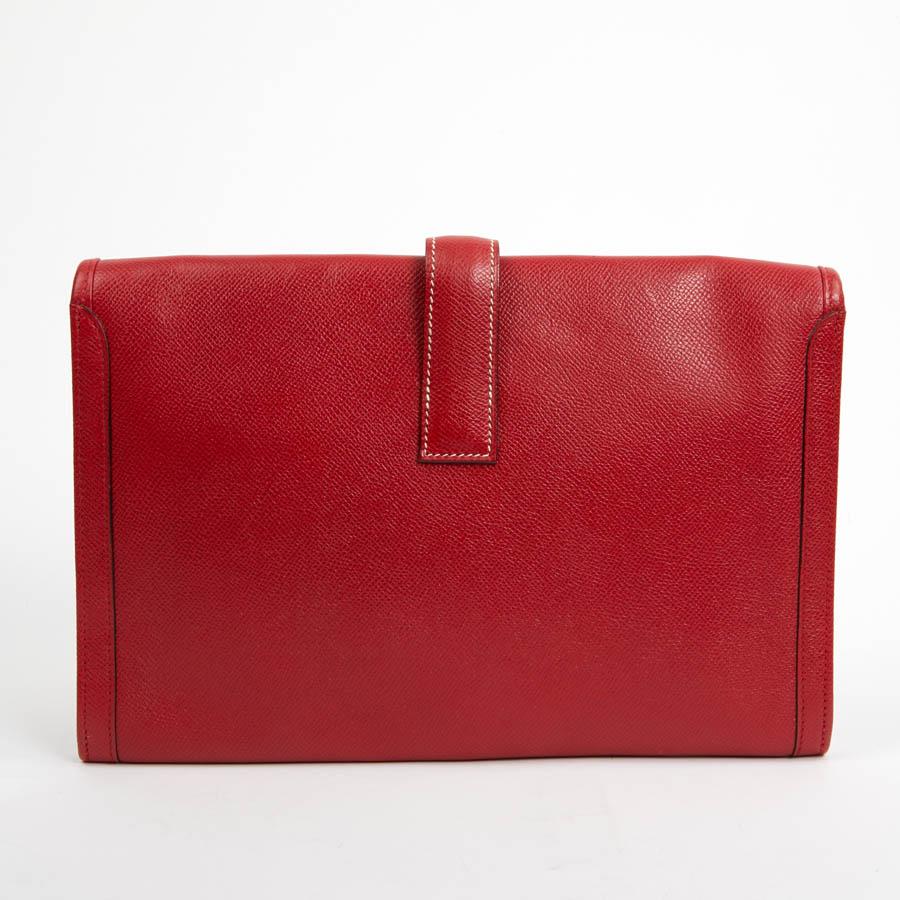 hermes clutch red