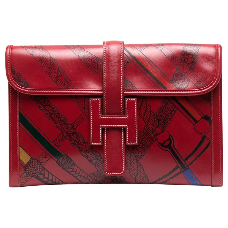 HERMES Taurillon Clemence Top Belt Bag For Sale at 1stDibs