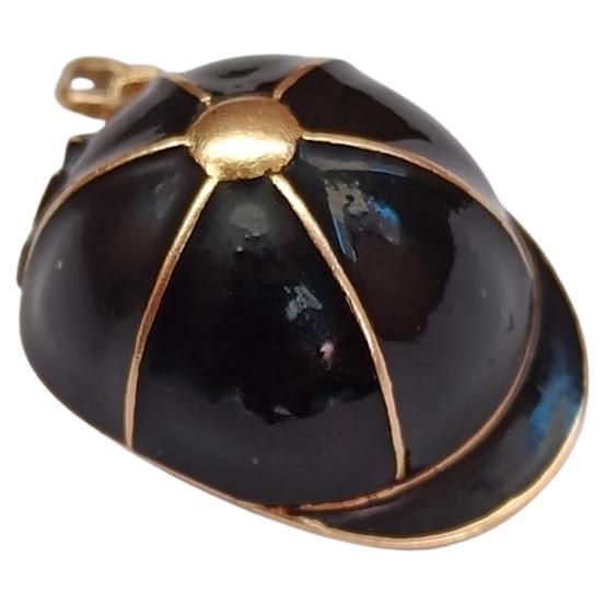 Hermes Pendant / Charm Gold 18k - Jockey Cap