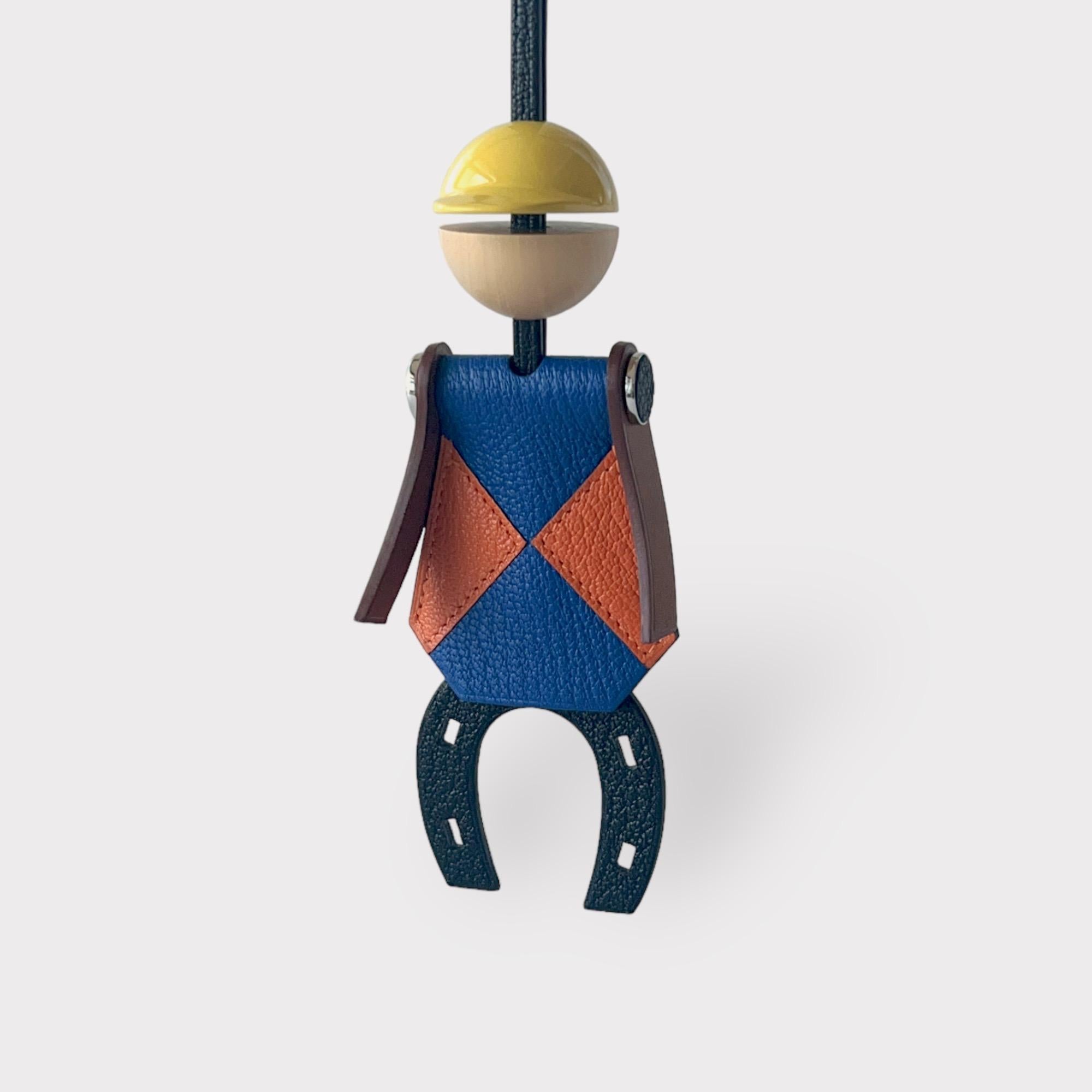 hermes jockey charm