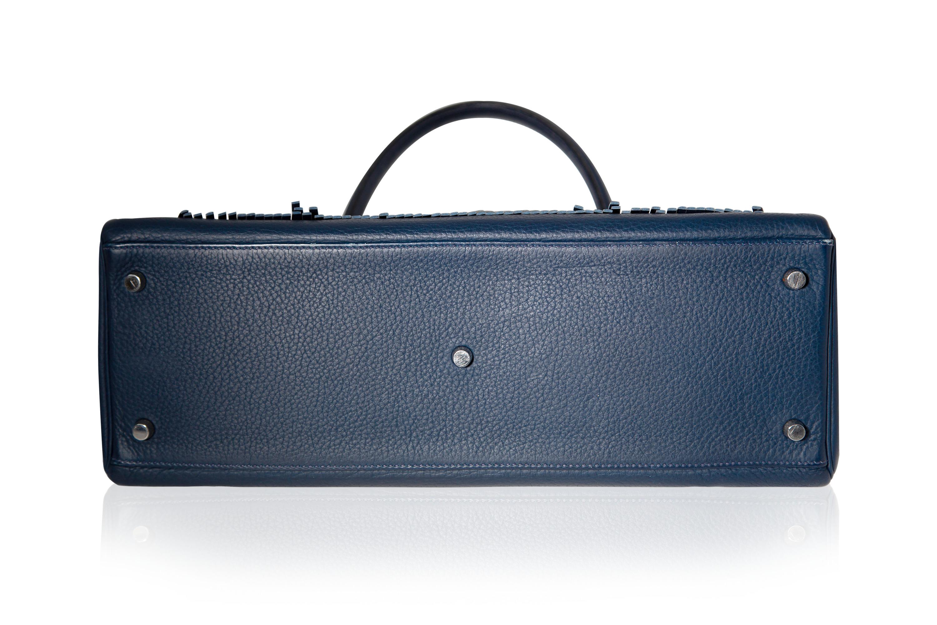 Hermès JPG Kelly Shoulder Bag With Fringe Limited Edition PHW 1