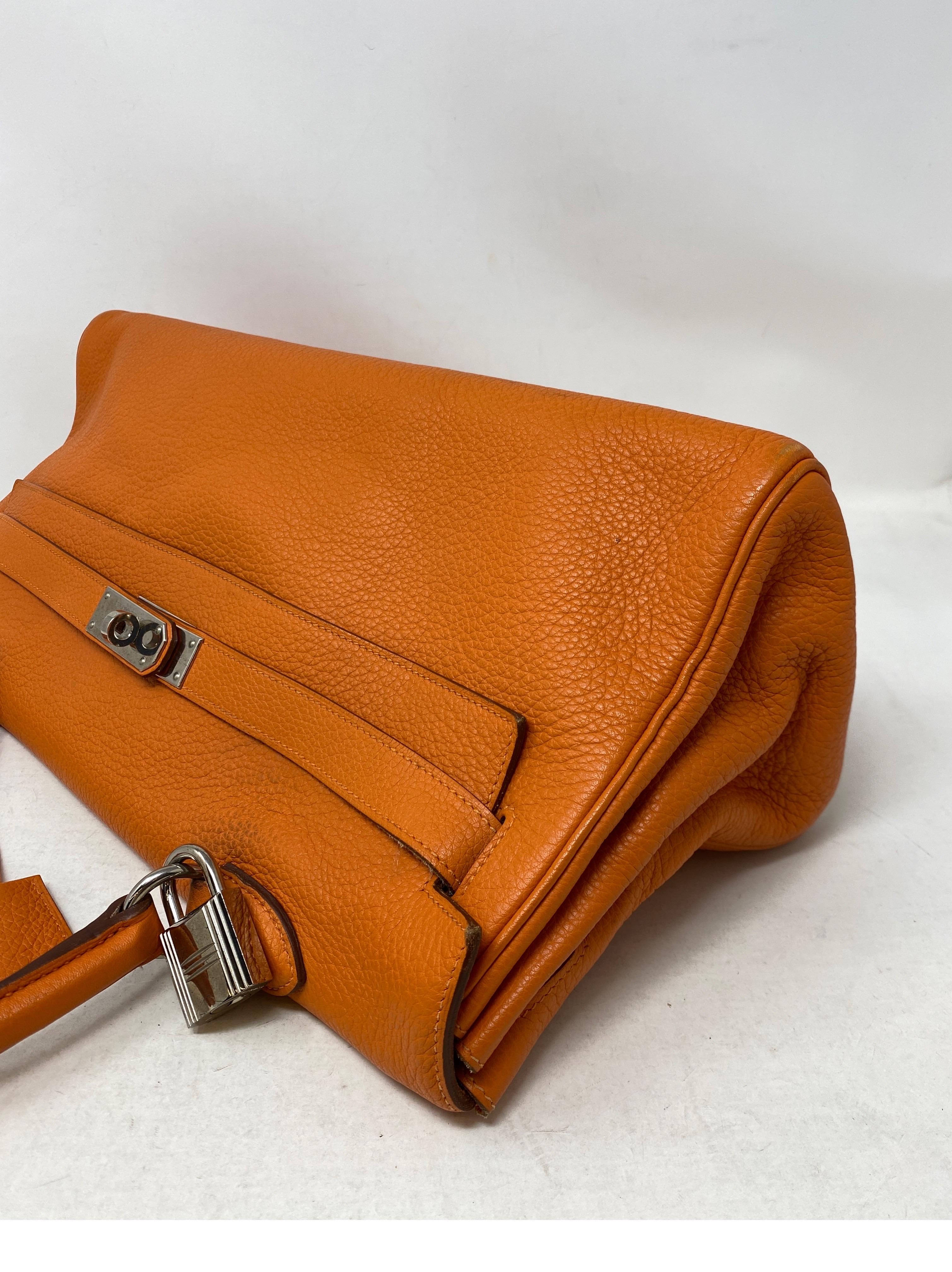 Hermes JPG Orange Bag  6