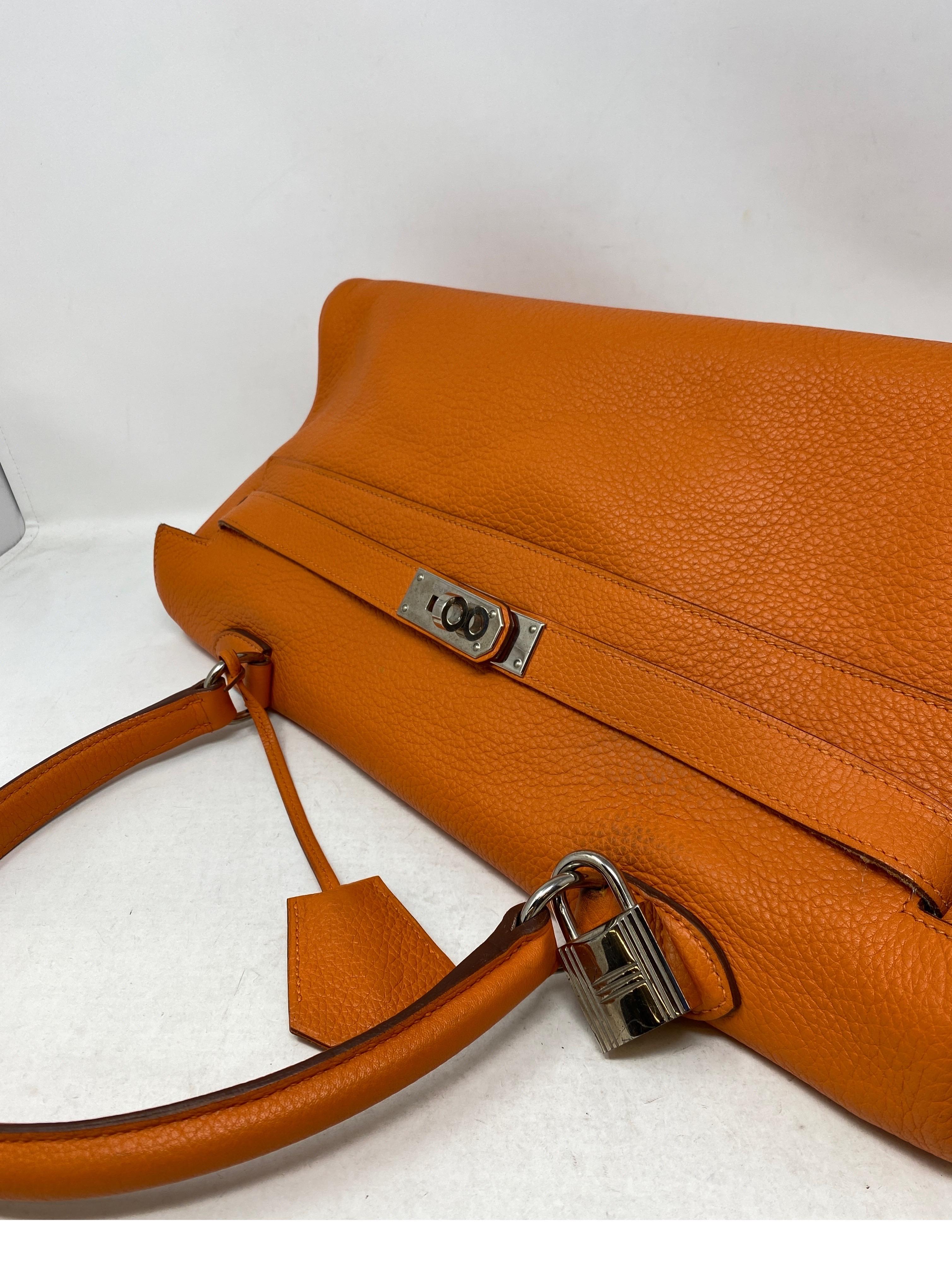 Hermes JPG Orange Bag  7