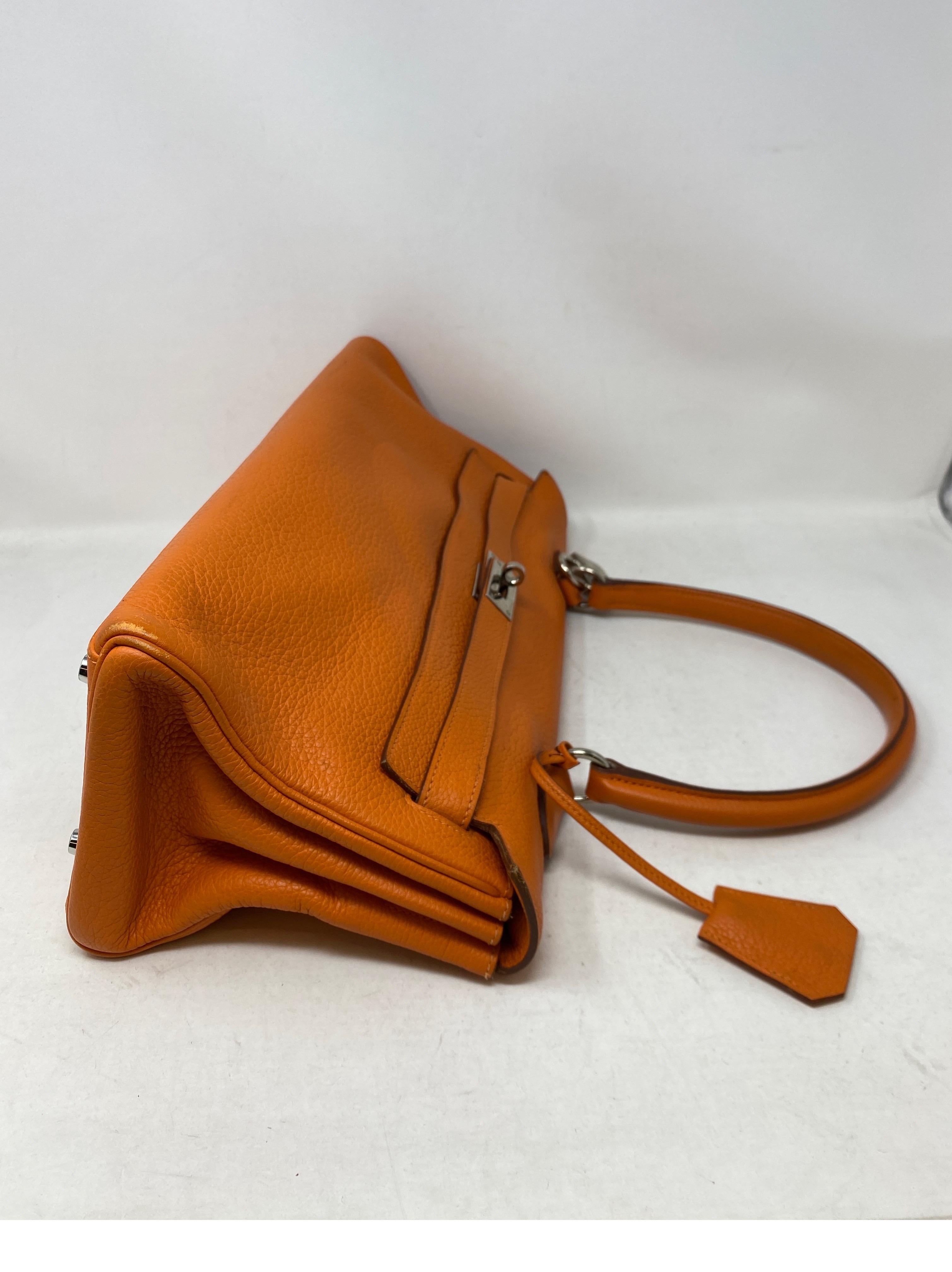 Hermes JPG Orange Bag  8