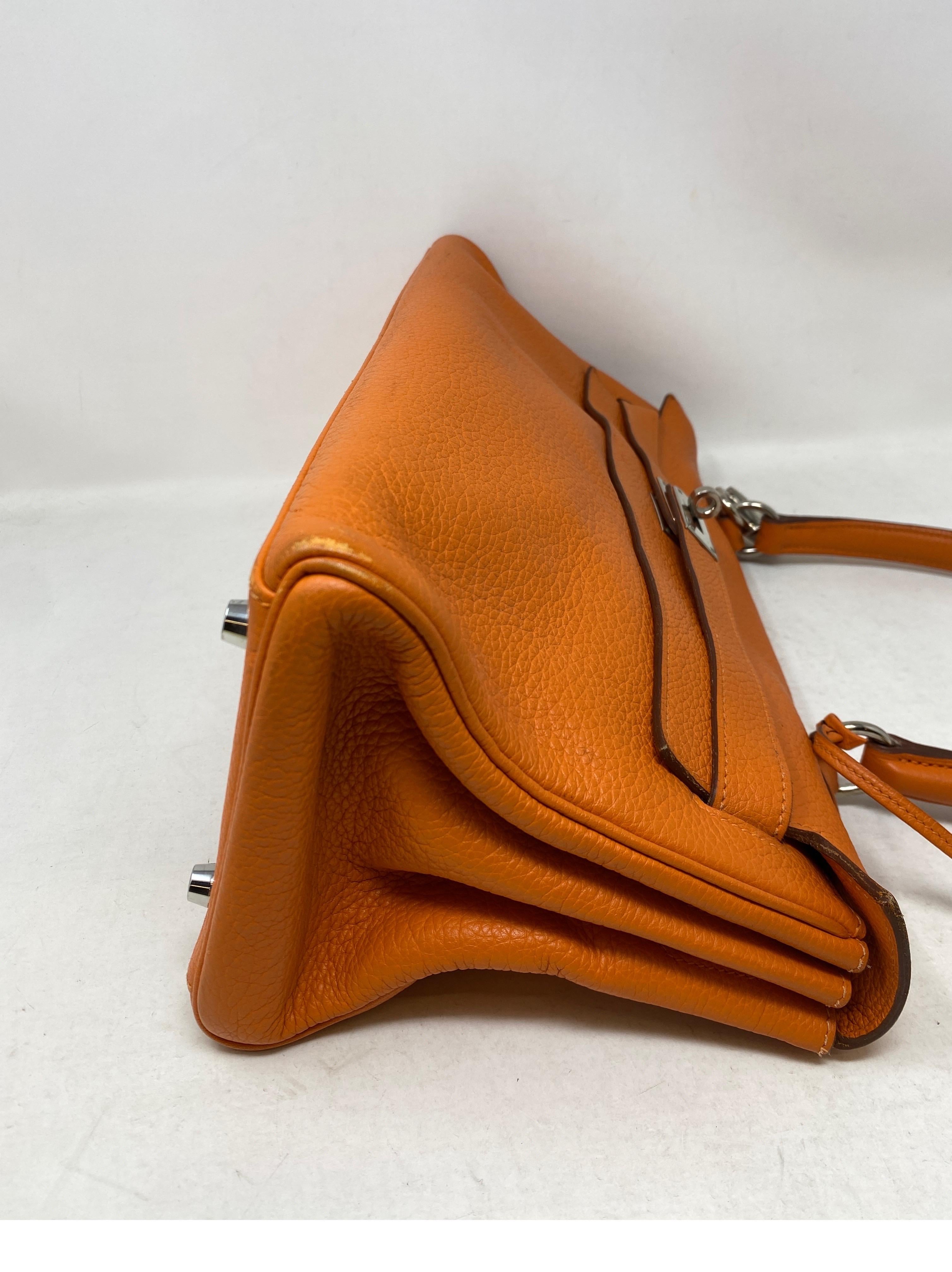 Hermes JPG Orange Bag  9