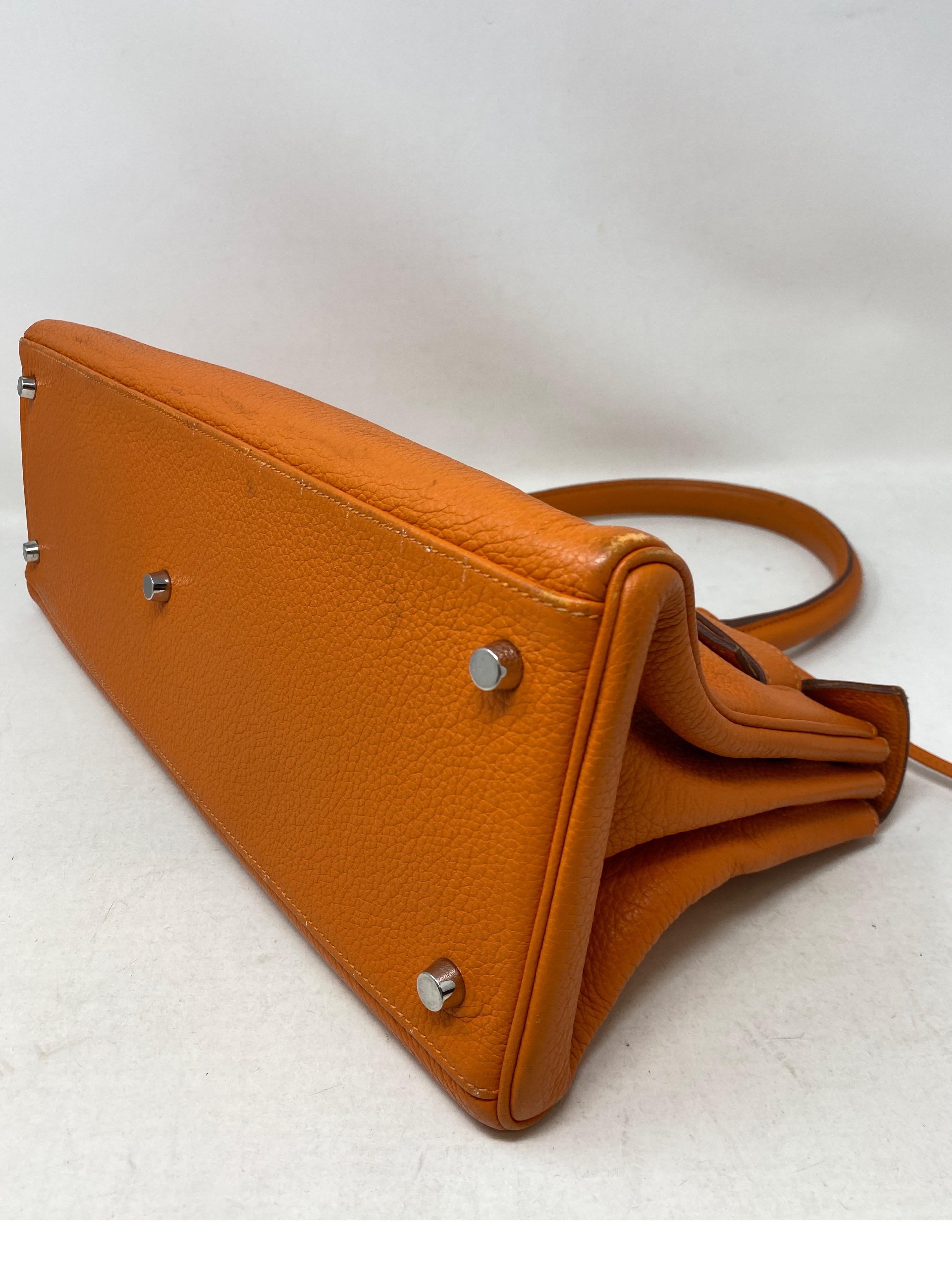 Hermes JPG Orange Bag  10