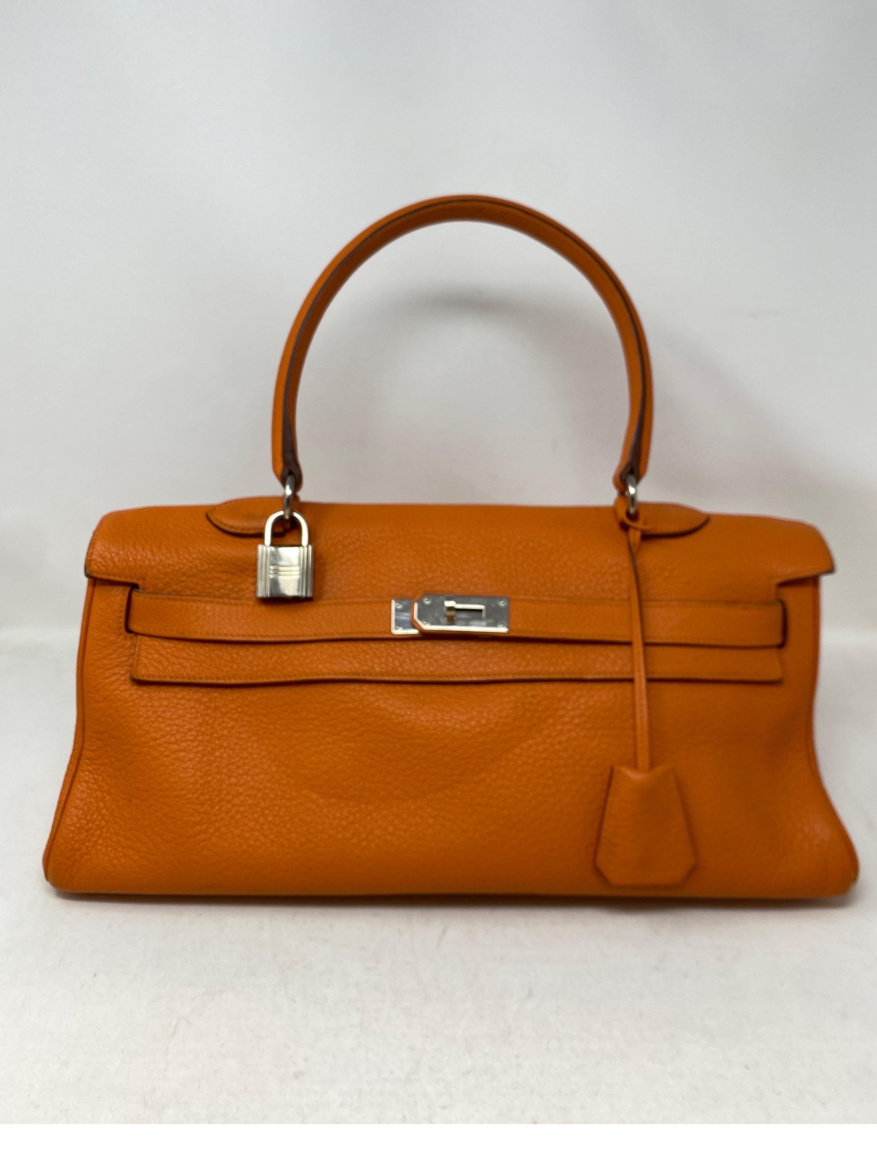 Hermes JPG Orange Bag  In Good Condition In Athens, GA