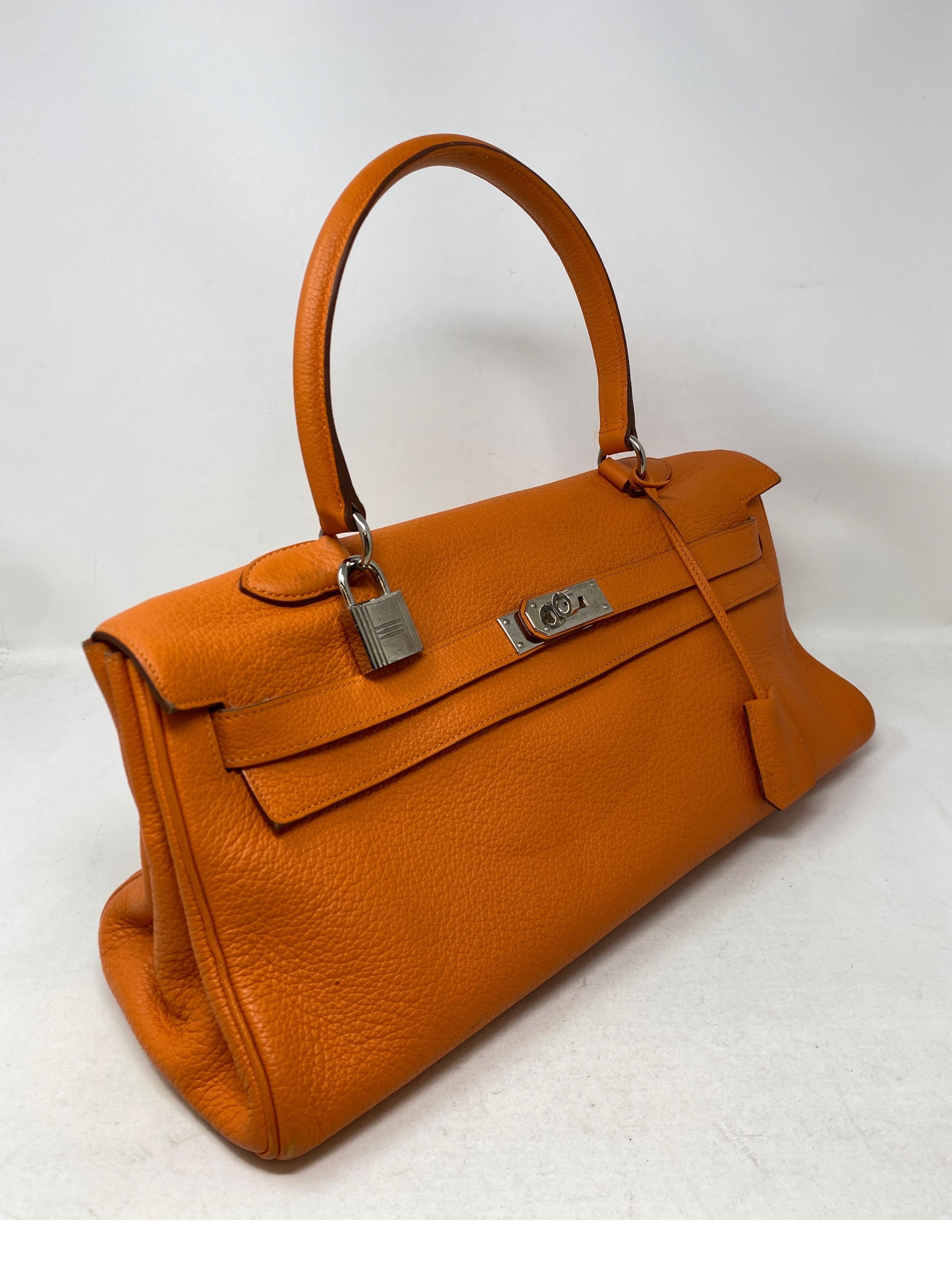 Women's or Men's Hermes JPG Orange Bag 