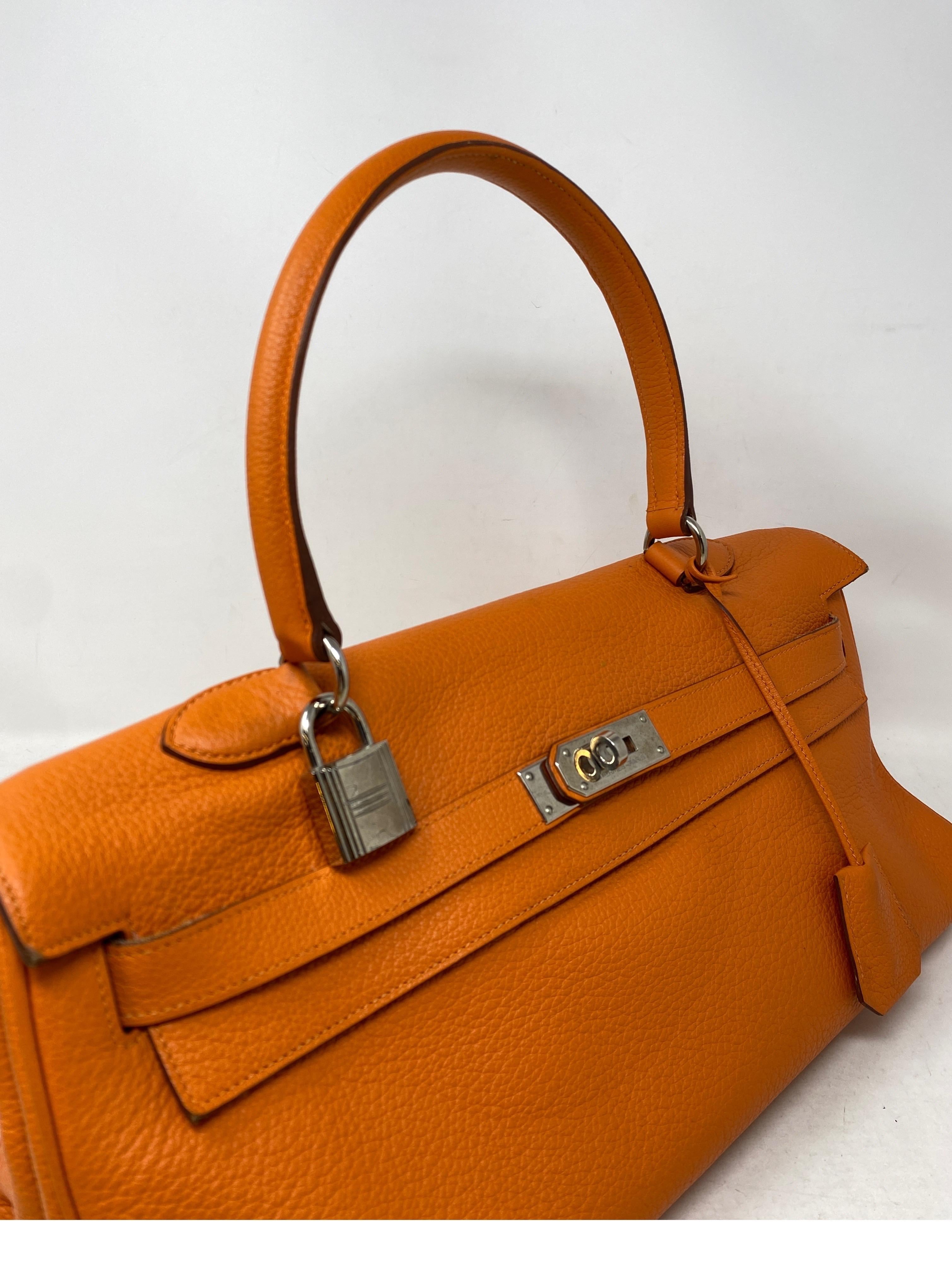 Hermes JPG Orange Bag  1