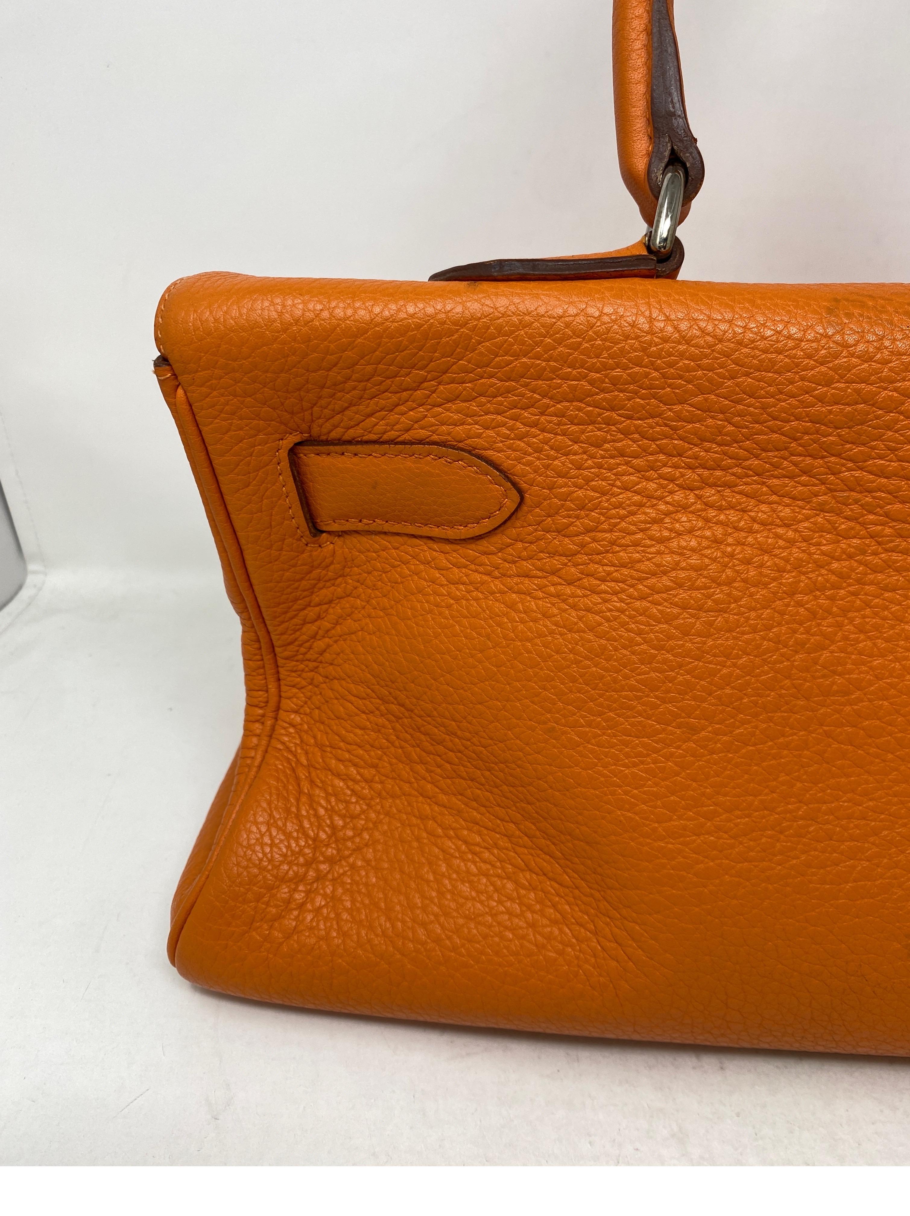 Hermes JPG Orange Bag  3