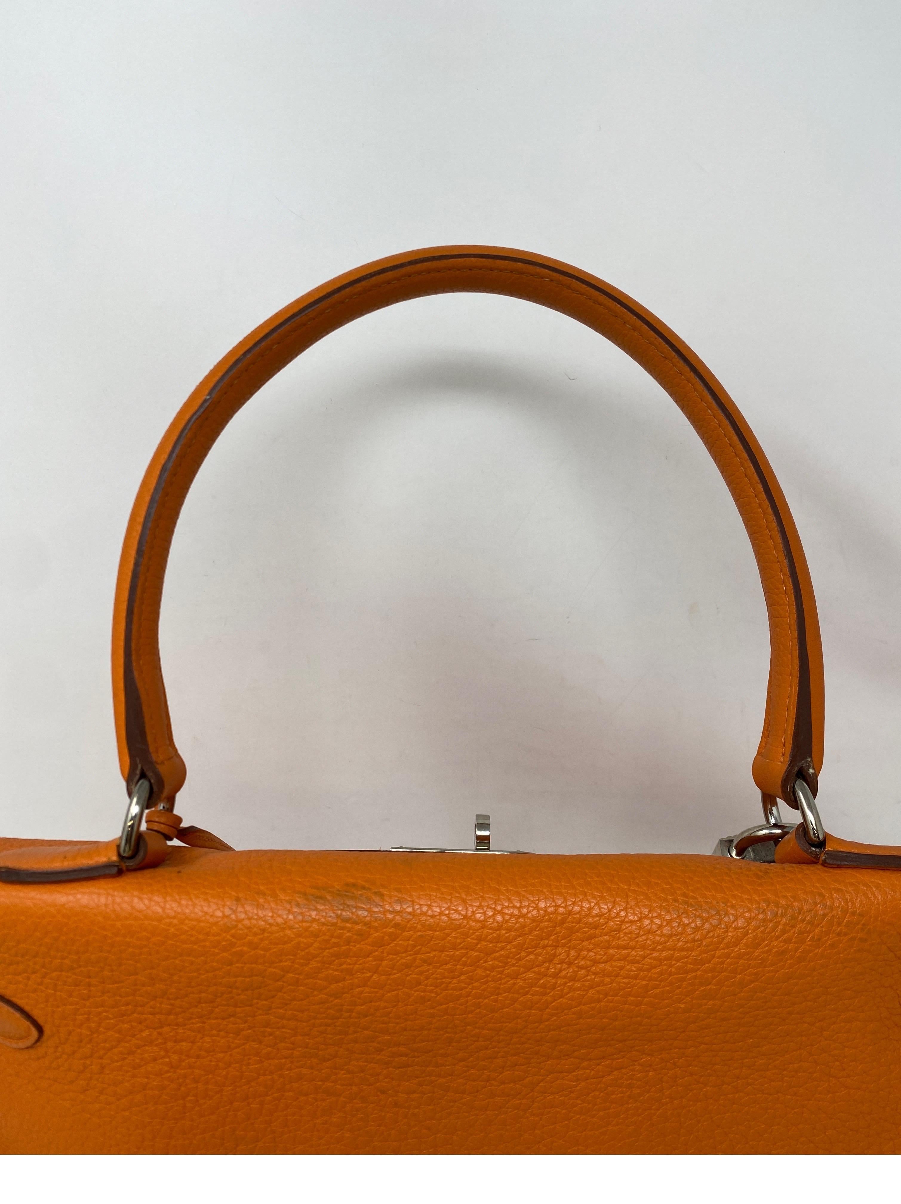 Hermes JPG Orange Bag  4