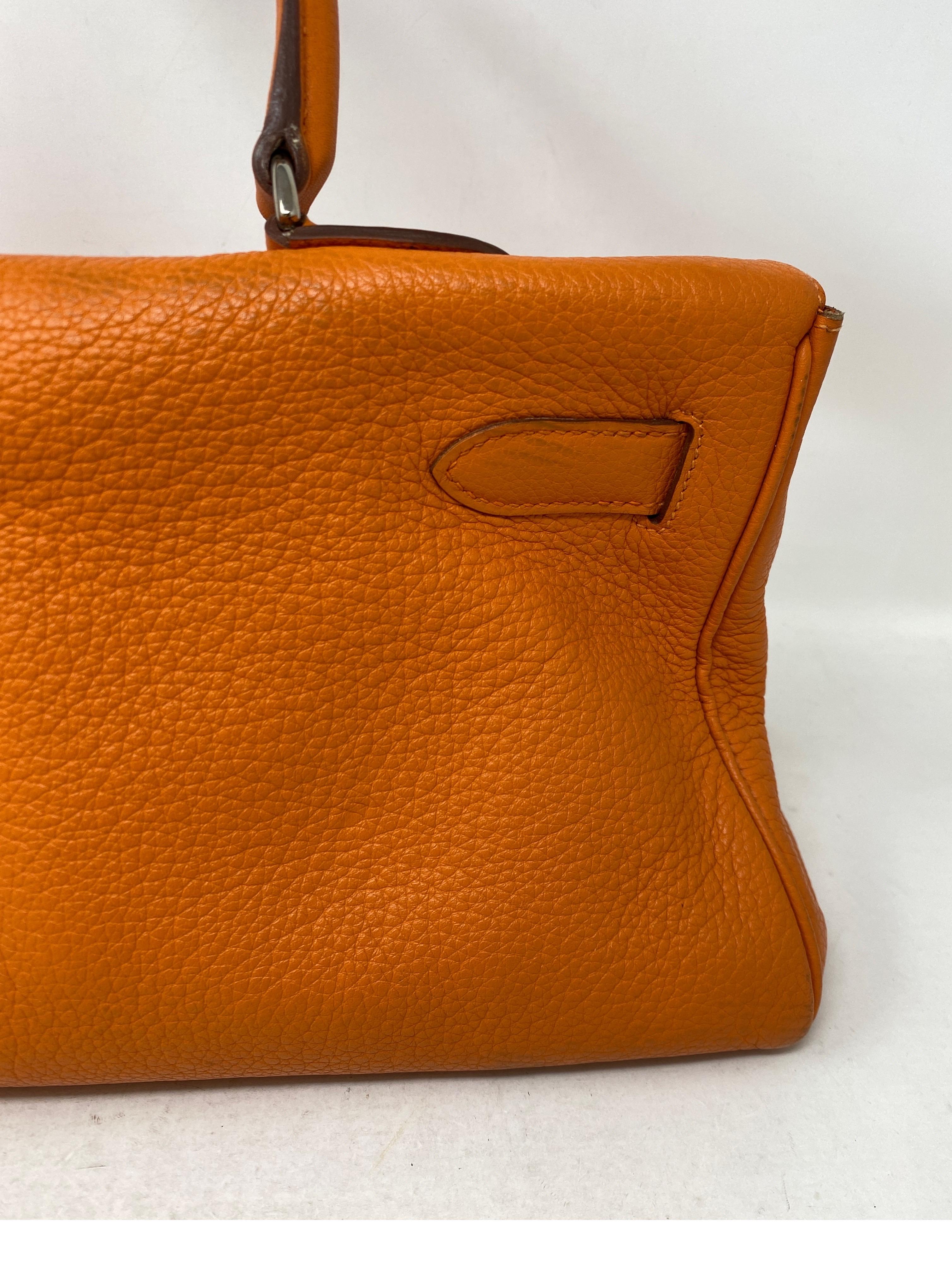 Hermes JPG Orange Bag  5