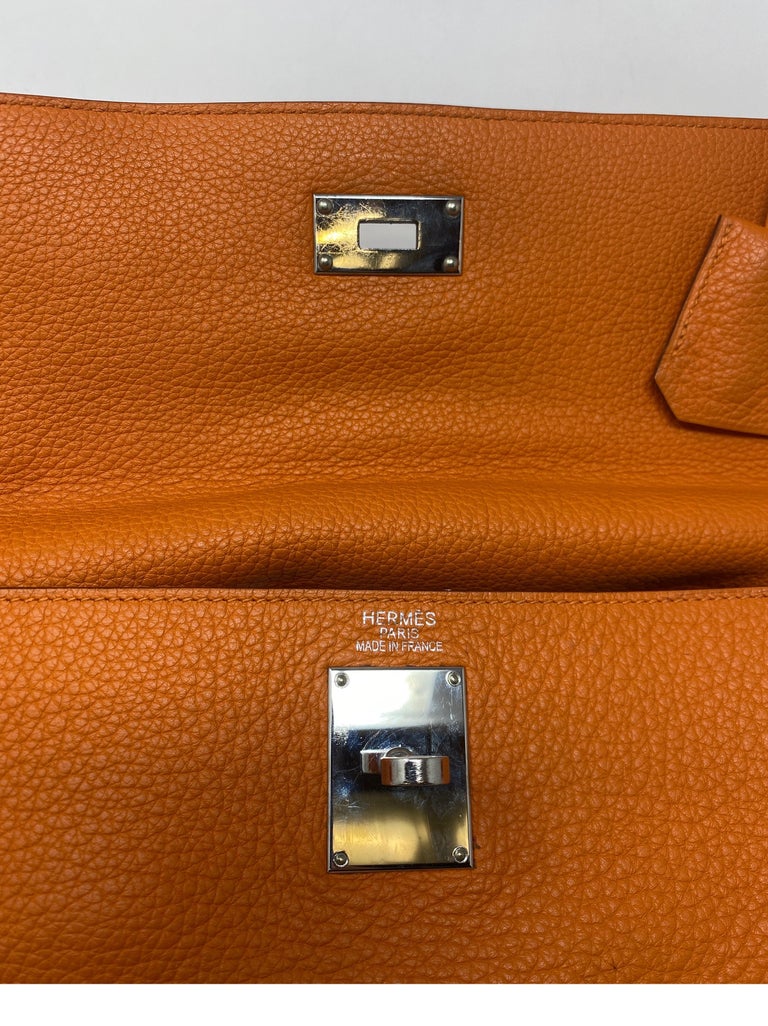 Hermes JPG Orange Shoulder Bag For Sale at 1stDibs