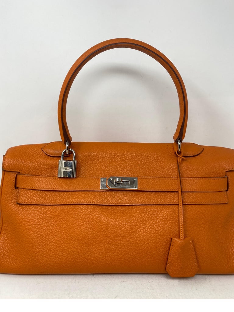 Hermes JPG Orange Shoulder Bag For Sale at 1stDibs