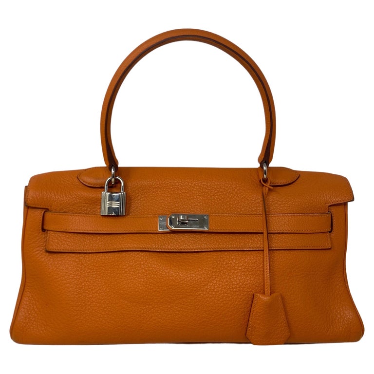 Hermes JPG Orange Shoulder Bag For Sale at 1stDibs