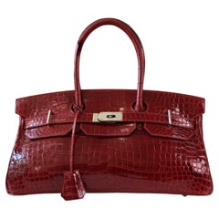 Hermès JPG Shoulder Birkin 42 Red PHW