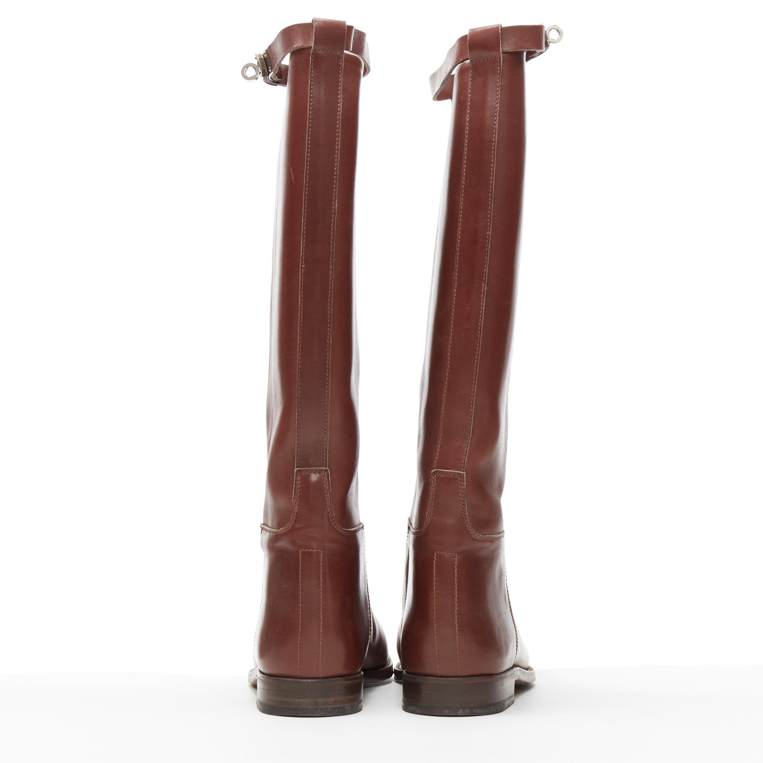hermes brown boots