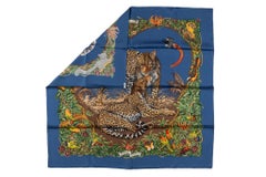 Hermès “Jungle Love“ Silk Scarf Dallet