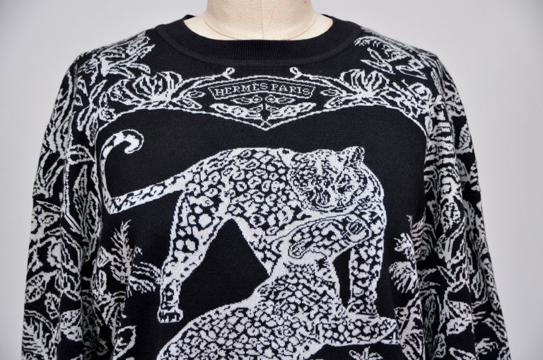 ニット+セーター HERMES Near Mint 19AW Jungle Love Knit HERMES Near Mint 19AW Jungle Love Knit 【公式通販】