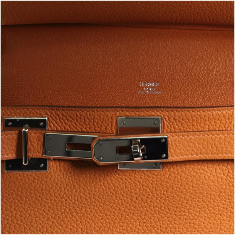 Hermes Jypsiere Bag Clemence 28 In Good Condition In NY, NY