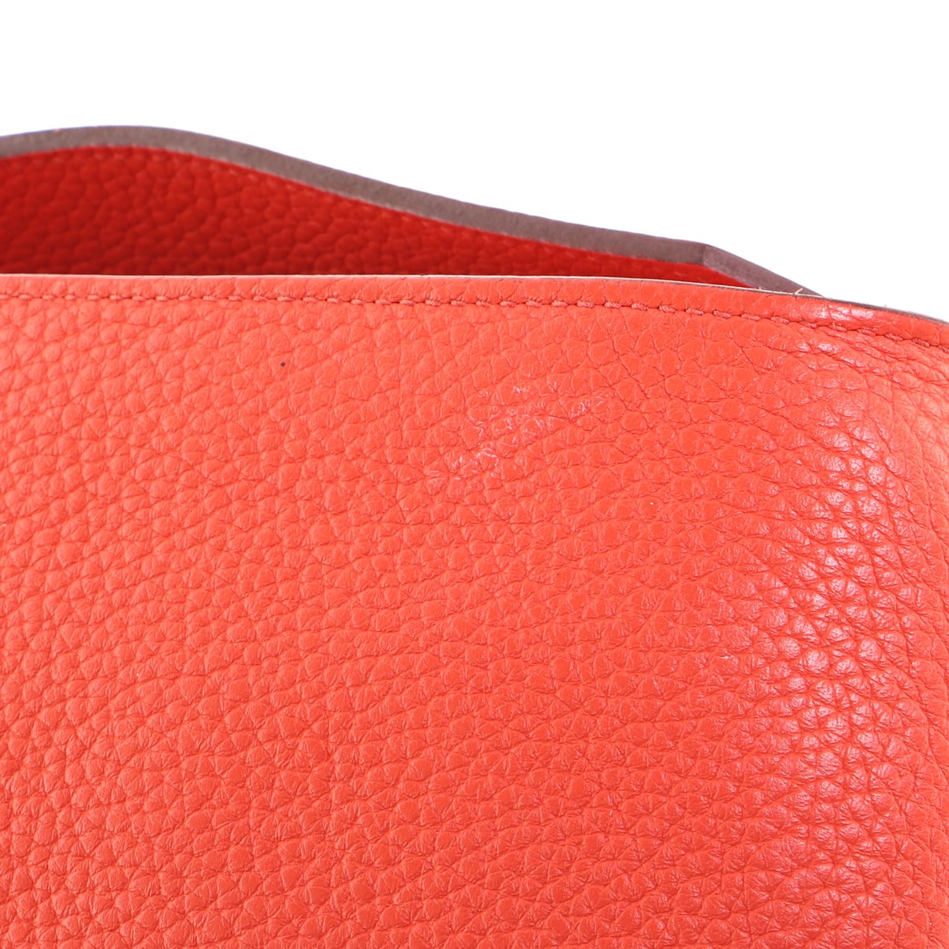 Red Hermes Jypsiere Bag Clemence 31