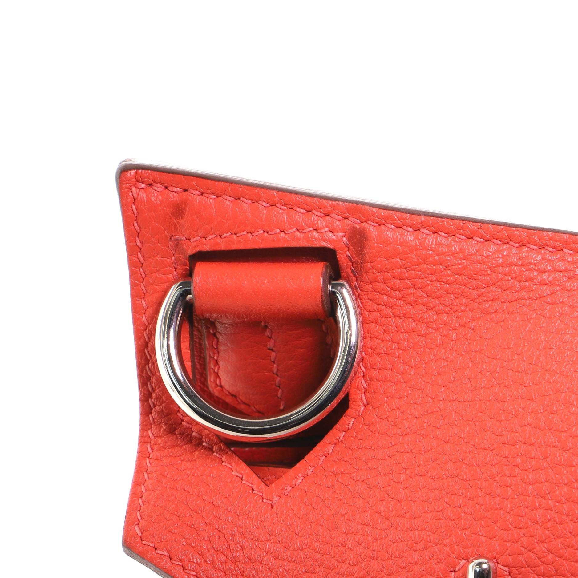 Hermes Jypsiere Bag Clemence 31 In Good Condition In NY, NY
