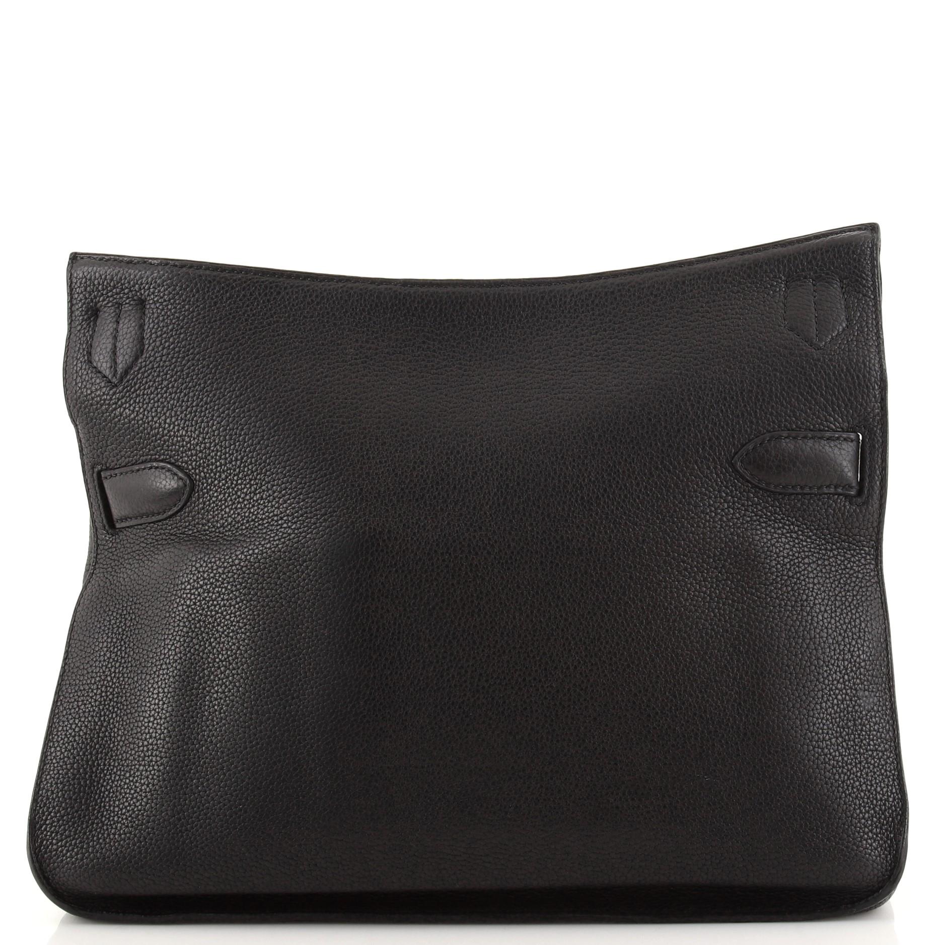 Hermes Jypsiere Tasche Togo 37 (Schwarz)