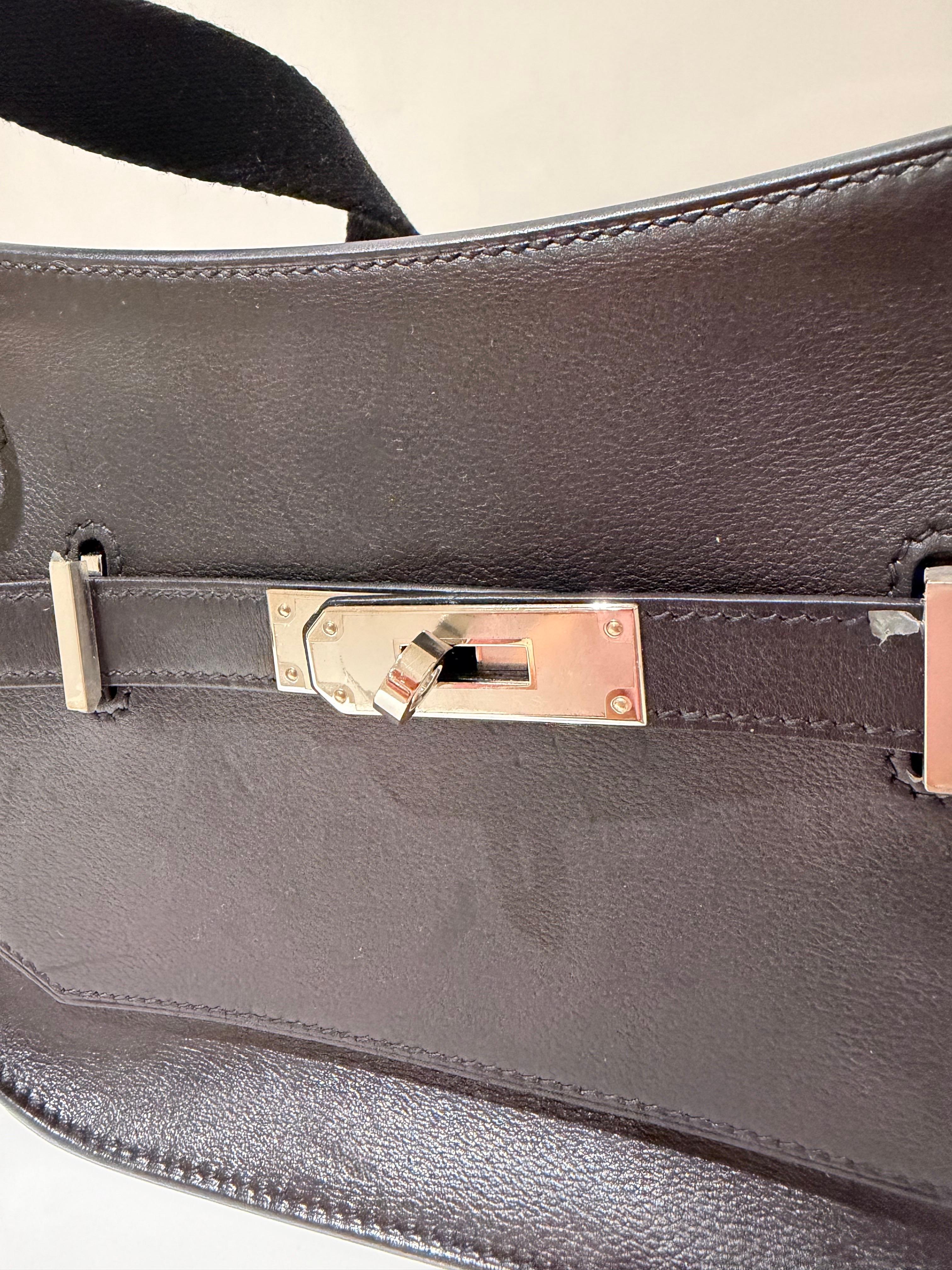 Nero Mini borsa Hermes Jypsiere nera in vendita