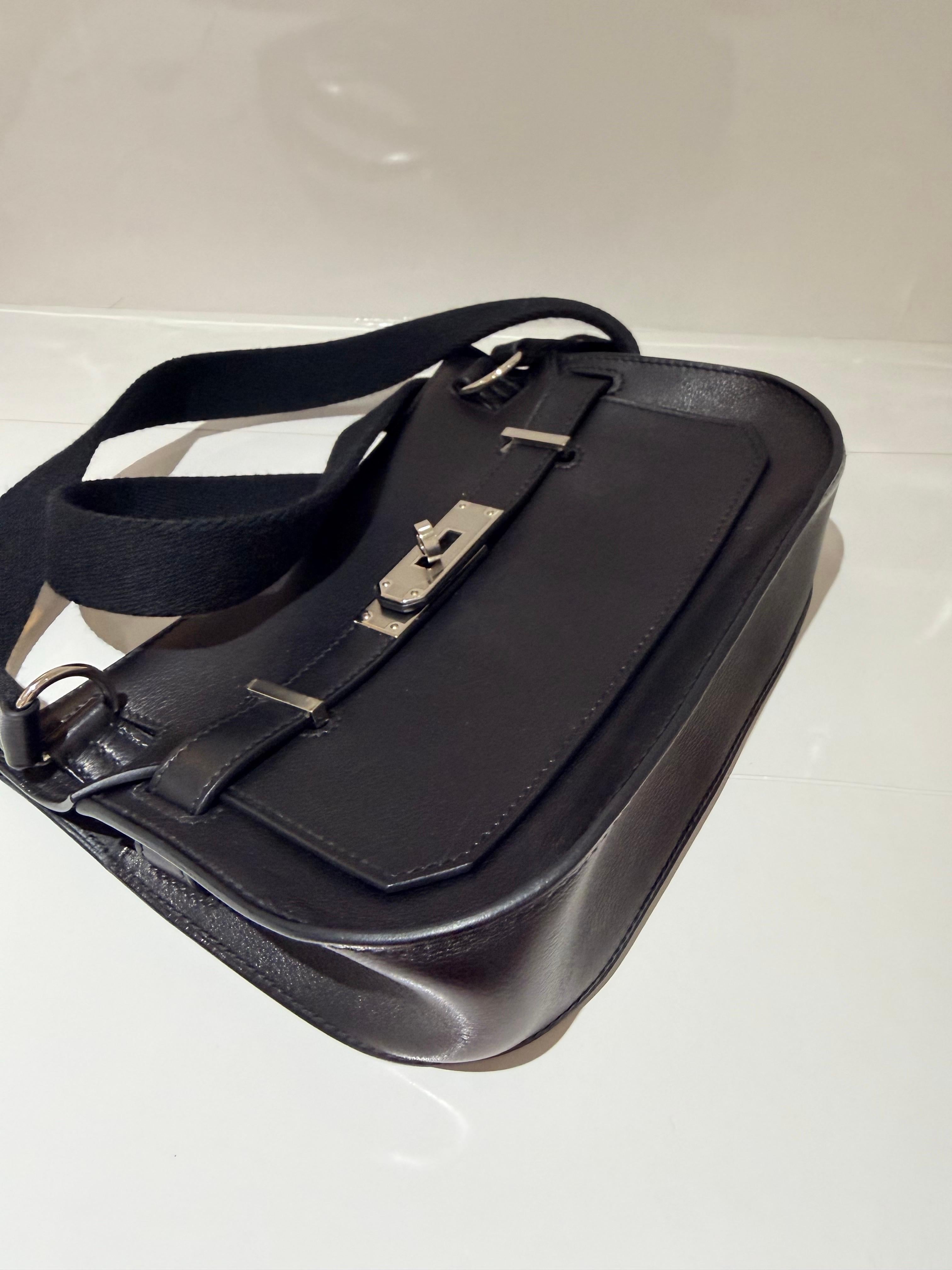 Mini borsa Hermes Jypsiere nera in vendita 1