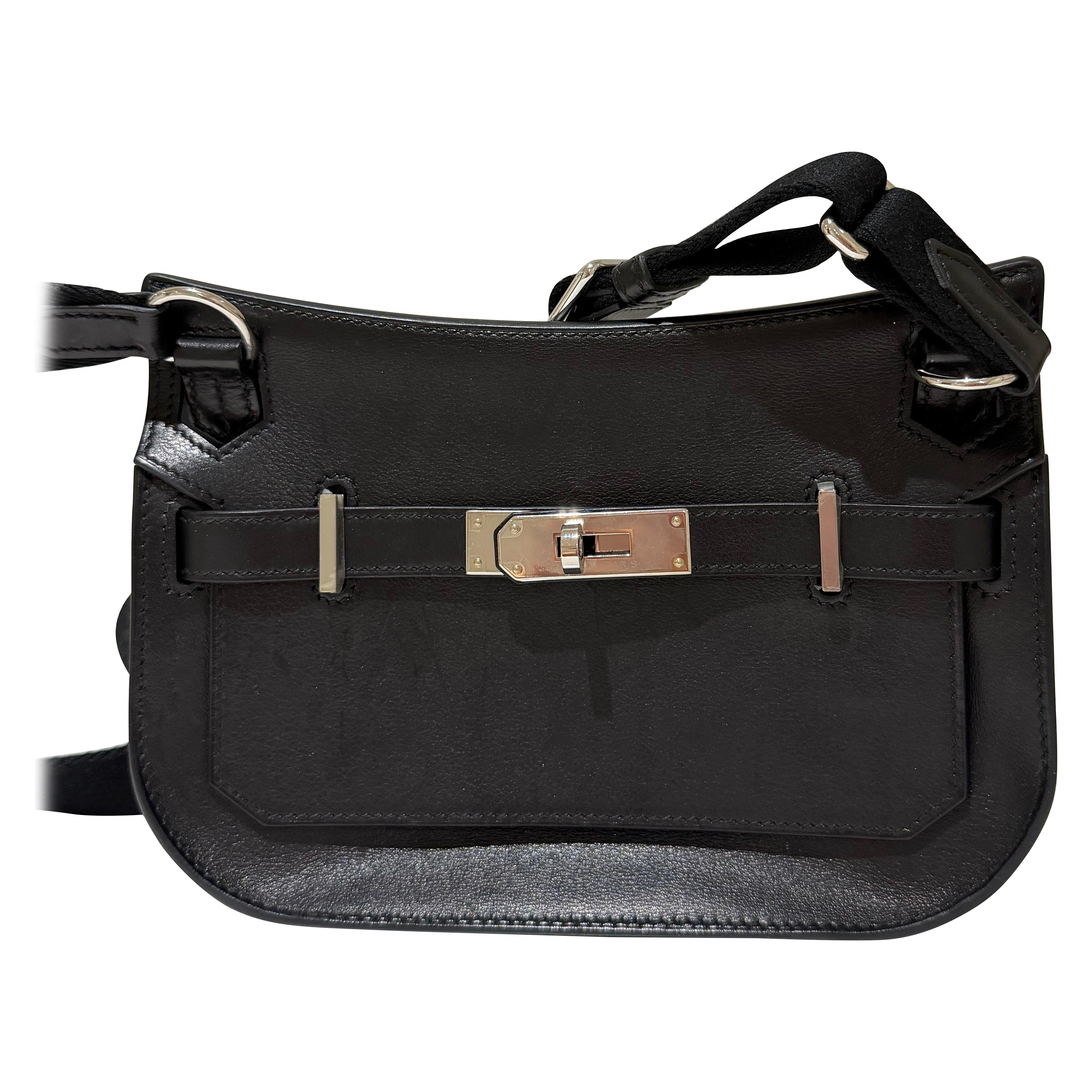 Mini sac Jypsiere noir d'Hermes