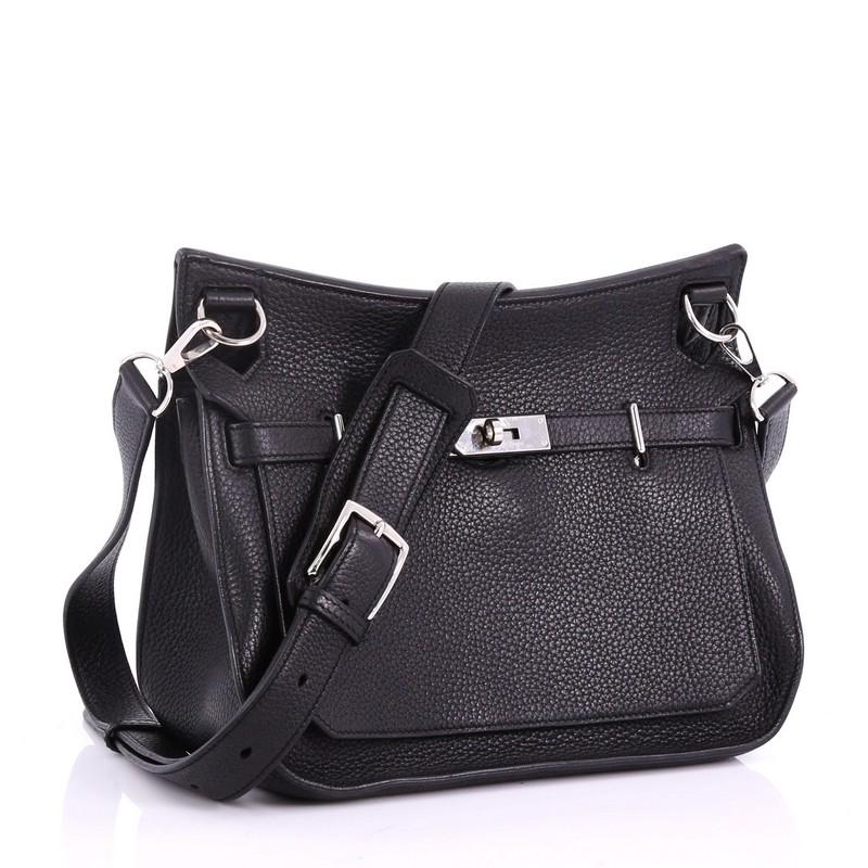 Black Hermes Jypsiere Handbag Clemence 28