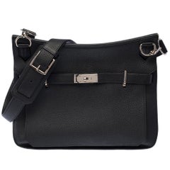 Hermès Jypsiere Shoulder Bag Black